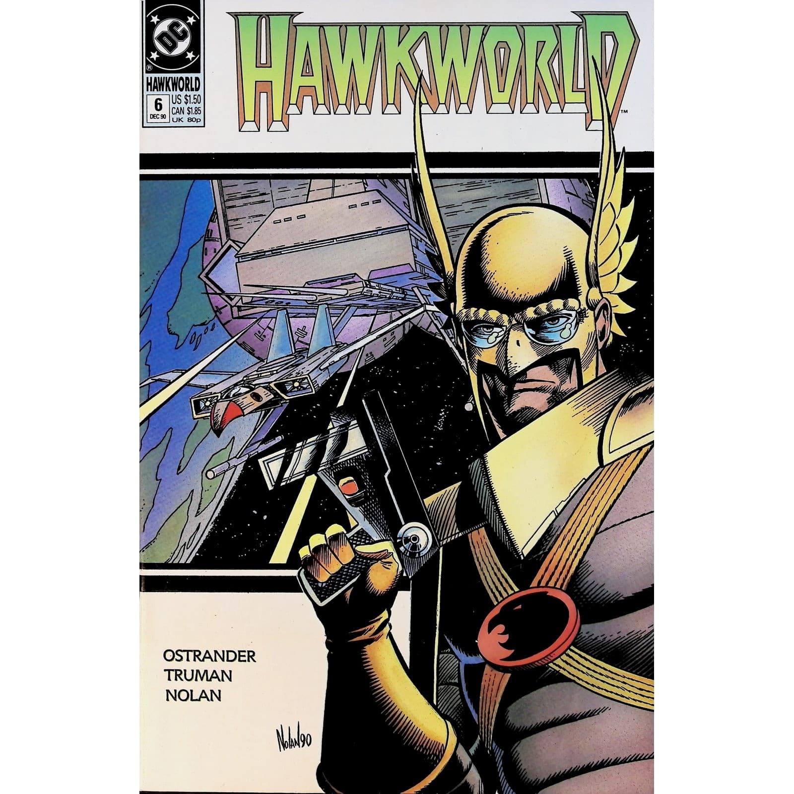 Hawkworld 10x Comic Lot #3 4 6 11 17 19 21 22 24 25 DC 1990 Ostrander Nolan - Thumbnail 4