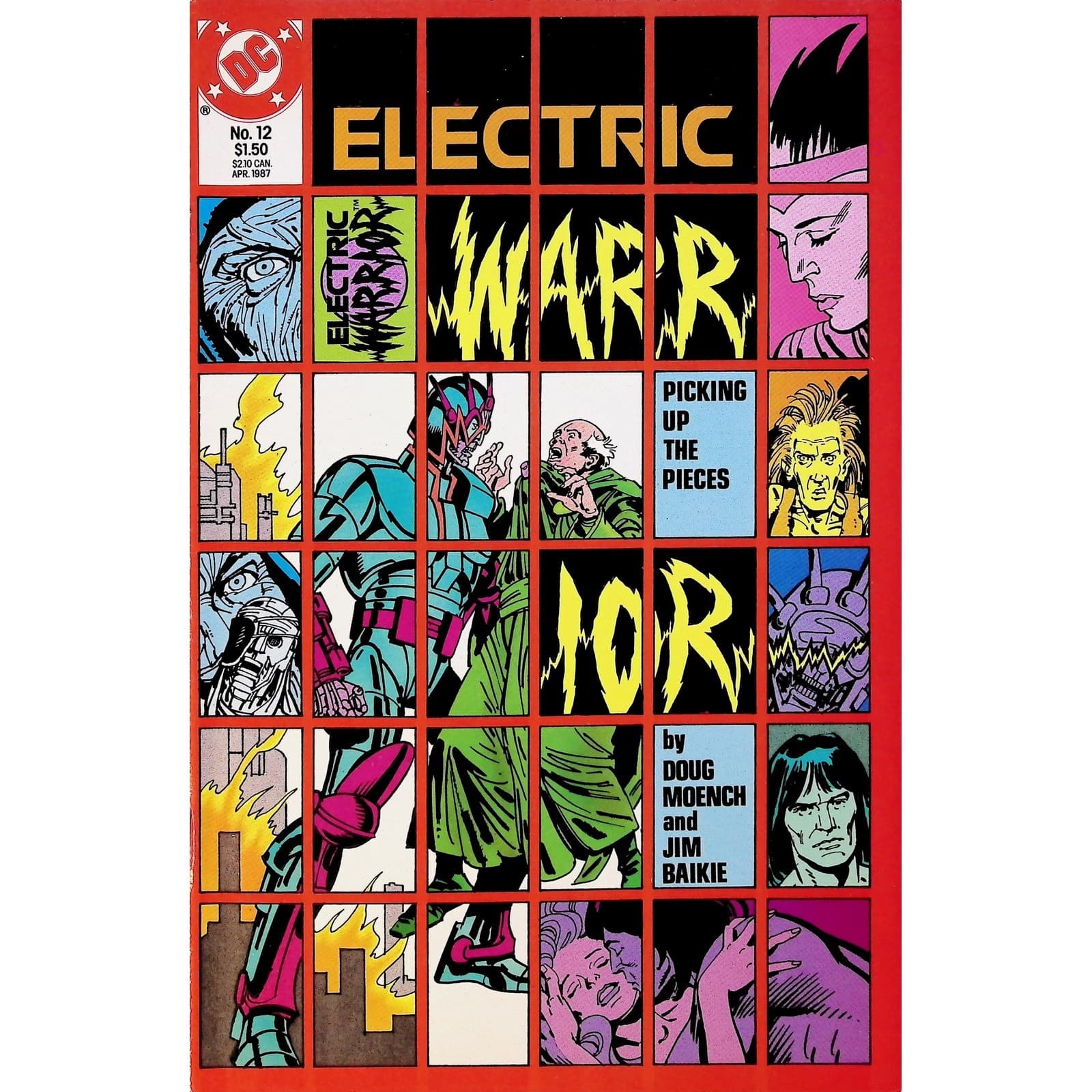 Electric Warrior #7-17 DC 1986 Doug Moench Jim Baikie Sci-Fi 11x Comic Lot - Thumbnail 8
