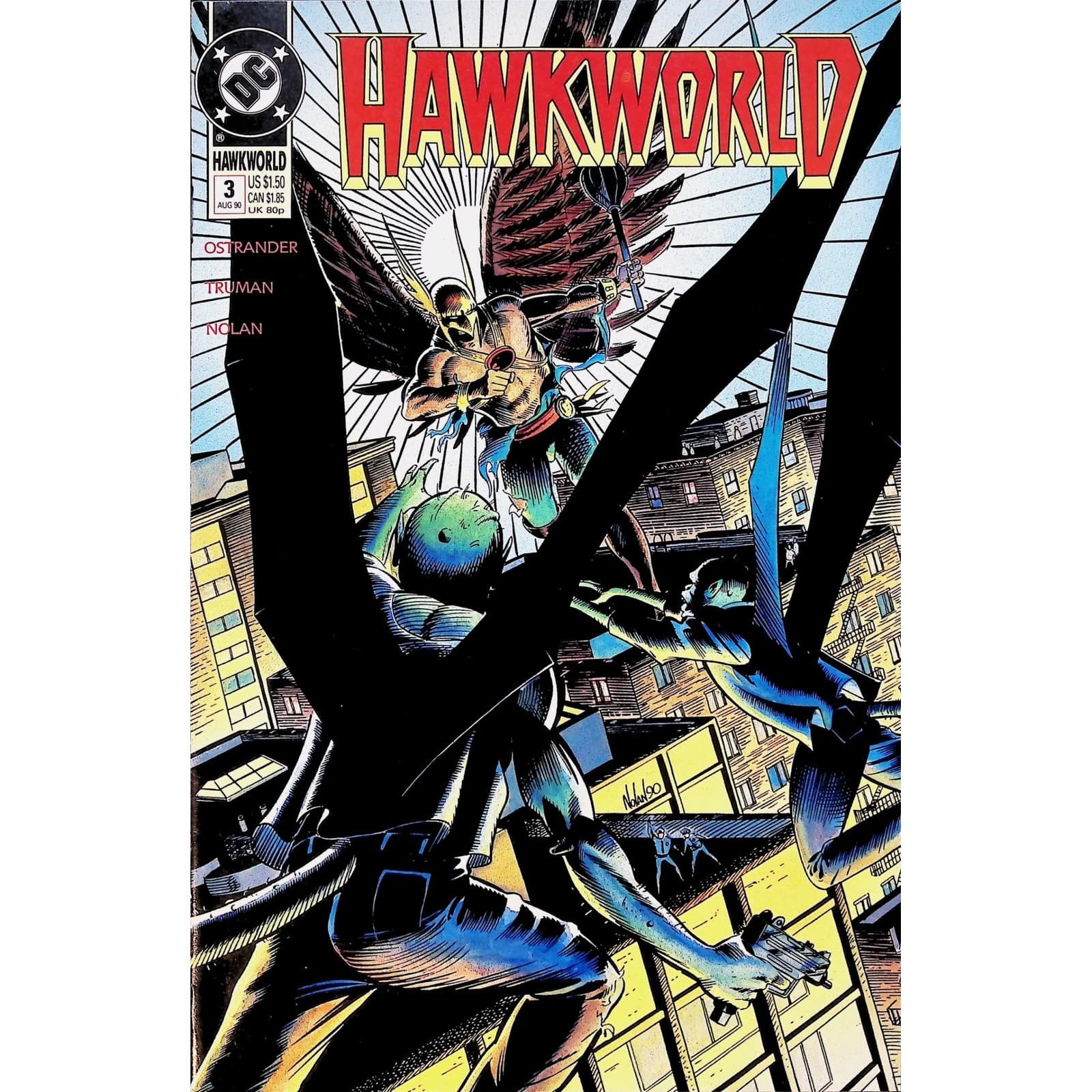 Hawkworld 10x Comic Lot #3 4 6 11 17 19 21 22 24 25 DC 1990 Ostrander Nolan - Thumbnail 2