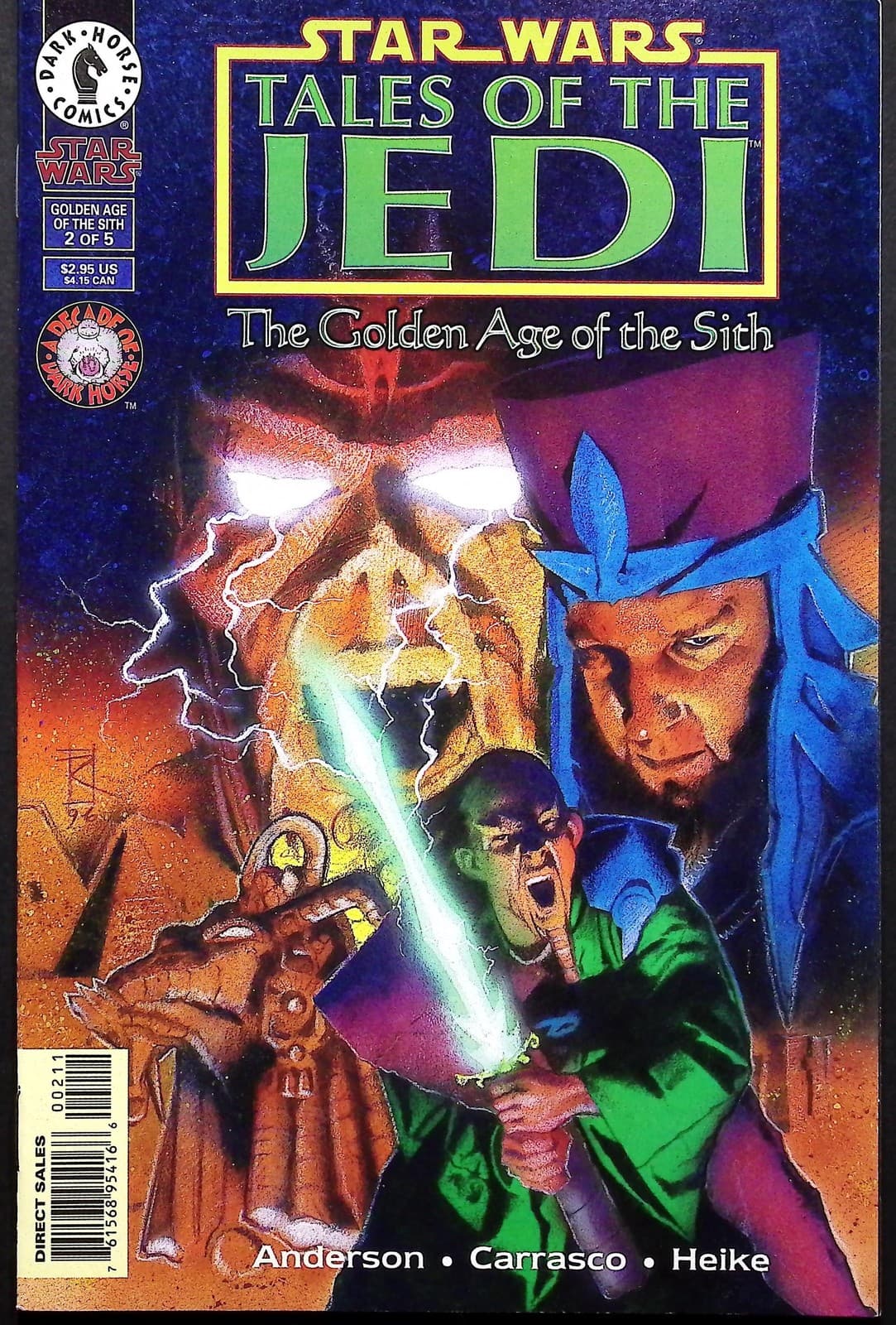 Vintage Star Wars Tales of the Jedi Golden Age of the Sith Set 0-4 Dark Horse - Thumbnail 4