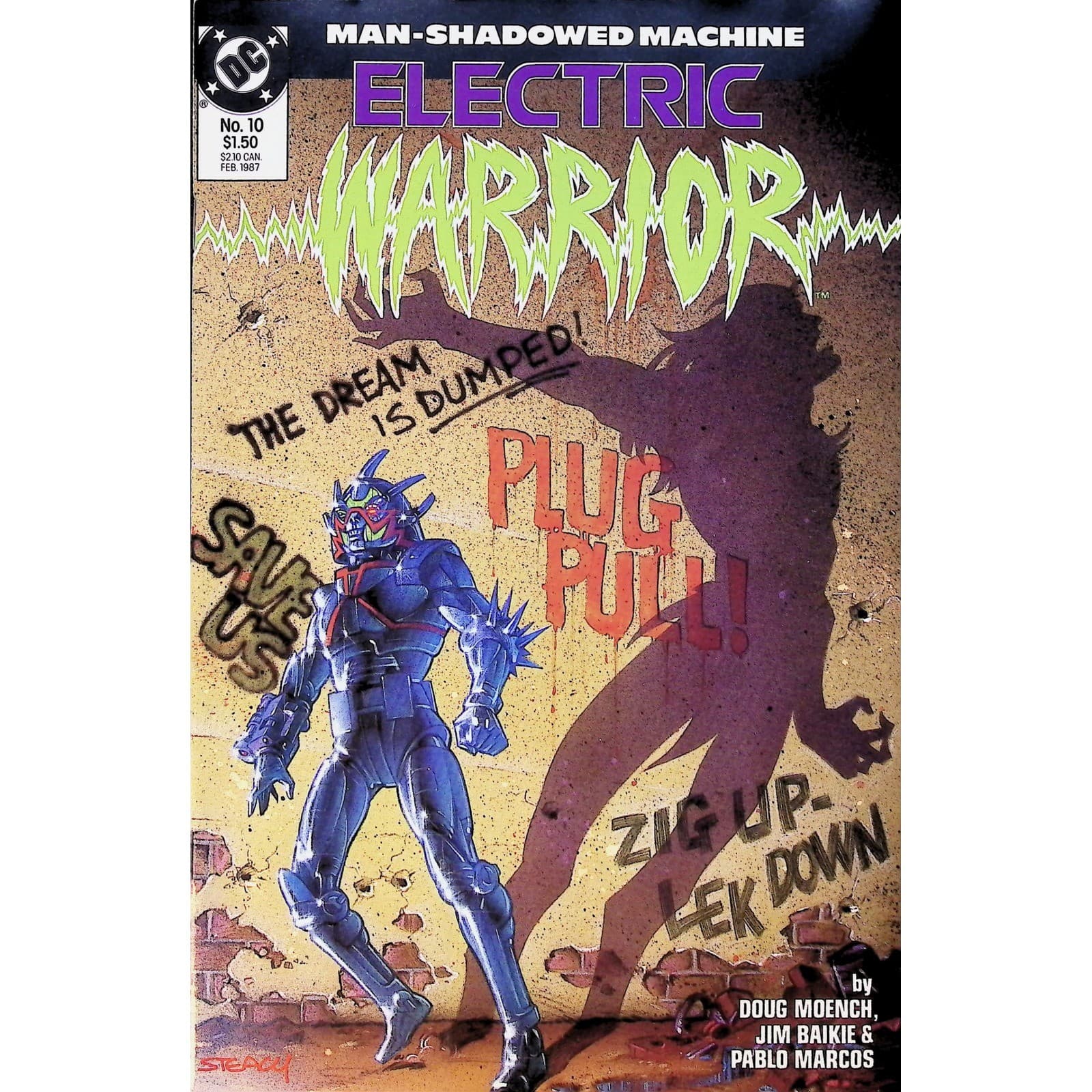 Electric Warrior #7-17 DC 1986 Doug Moench Jim Baikie Sci-Fi 11x Comic Lot - Thumbnail 4
