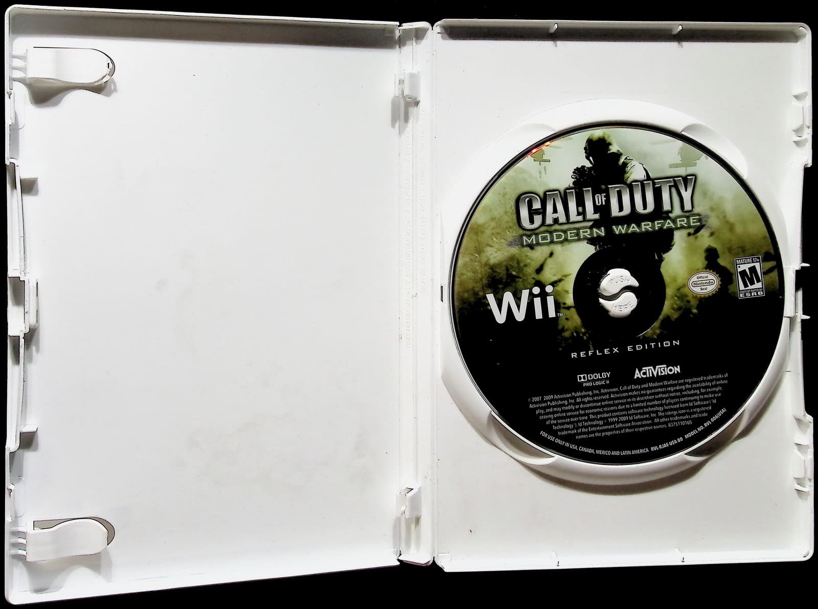 Call Of Duty Modern Warfare Reflex Edition Nintendo Wii M Activision USA FPS - Thumbnail 3