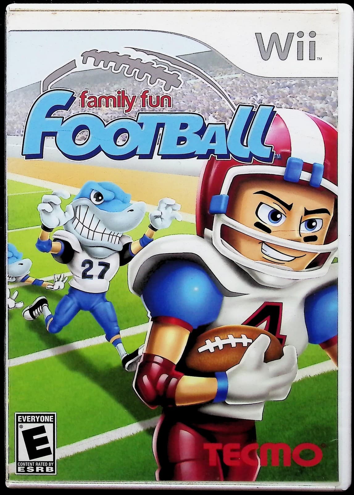 Family Fun Football Nintendo Wii Game Tecmo 2009 NTSC-U/C E Sports Multiplayer