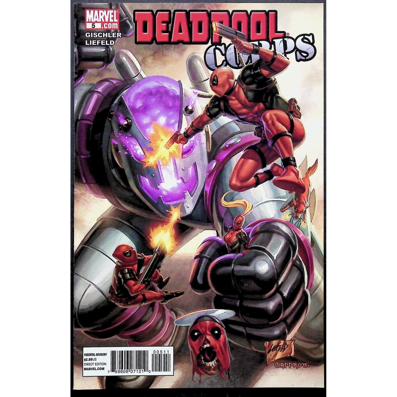 Deadpool Corps #1 2 3 5 Prelude to Deadpool Corps #4 5 Marvel 6x Lot - Thumbnail 12