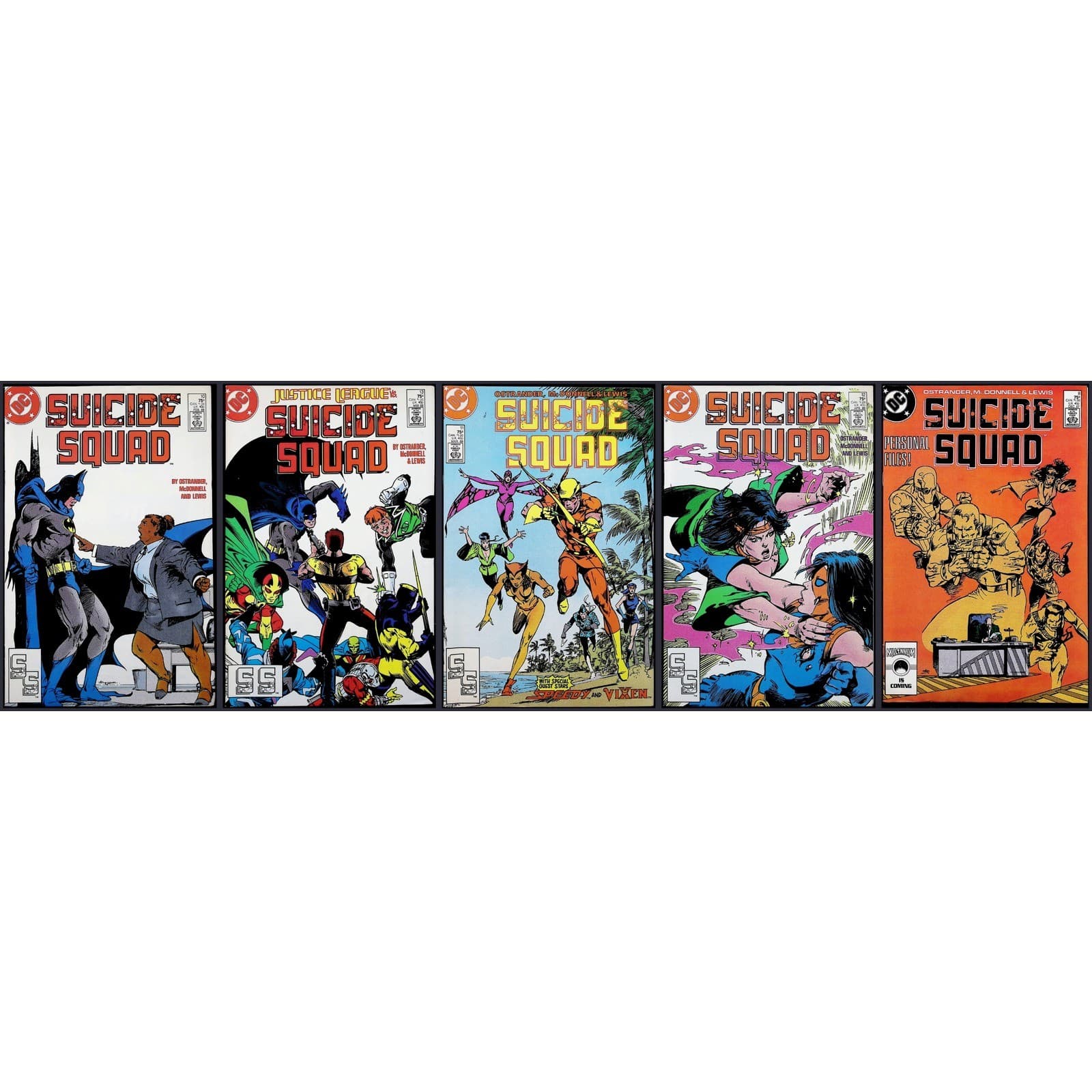 Suicide Squad 5X Comic Lot #8 10 11 12 13 1st Cover Amanda Waller DC