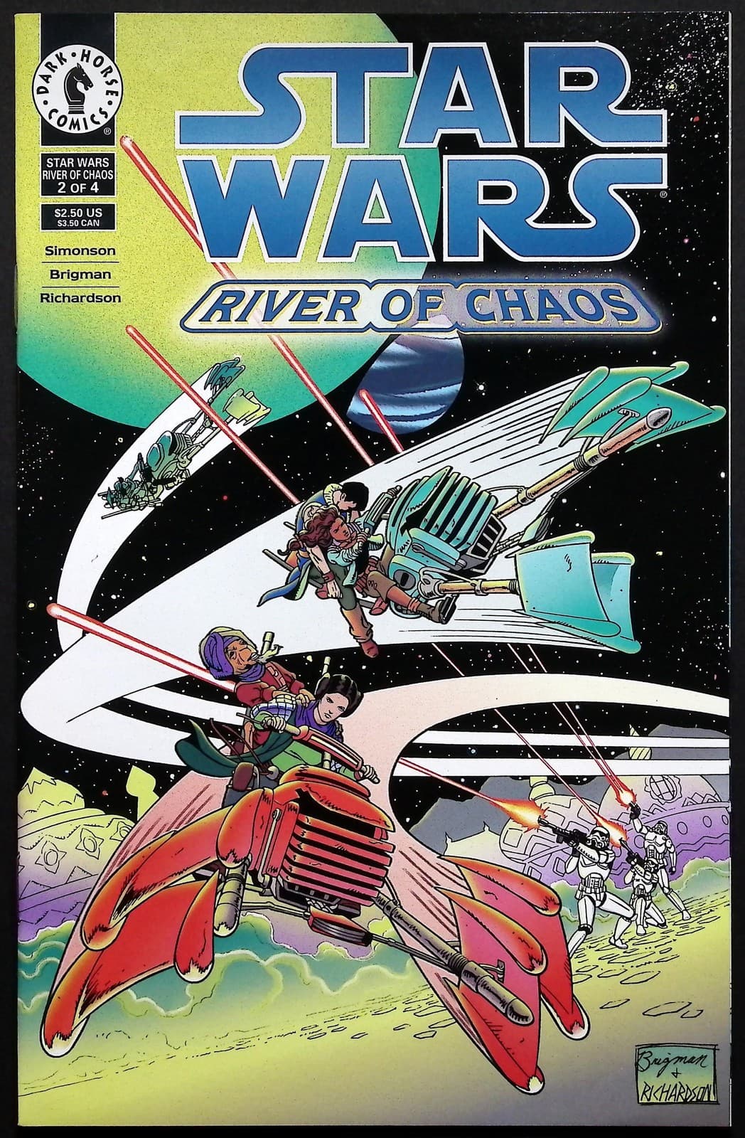 Vintage Star Wars River of Chaos Dark Horse Comics 3 Comics Issues 1-3 of 4 - Thumbnail 3
