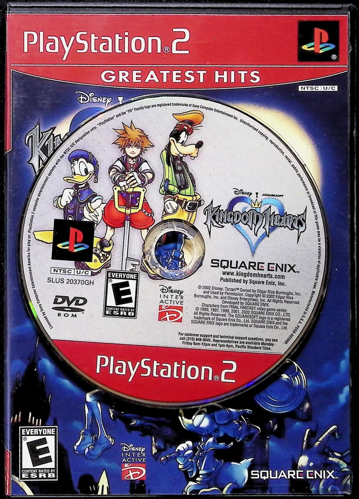 Kingdom Hearts Sony PlayStation 2 PS2 Greatest Hits NTSC-U/C Square Enix - Thumbnail 3