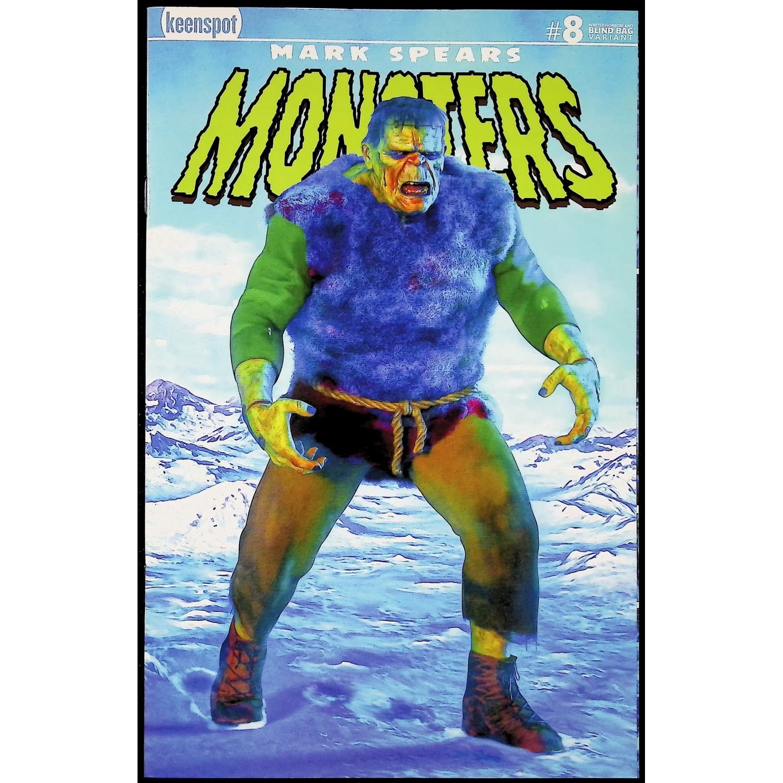 Mark Spears Monsters 6X Comic Lot #8 Blind Bag Variants Keenspot Frankenstein - Thumbnail 2