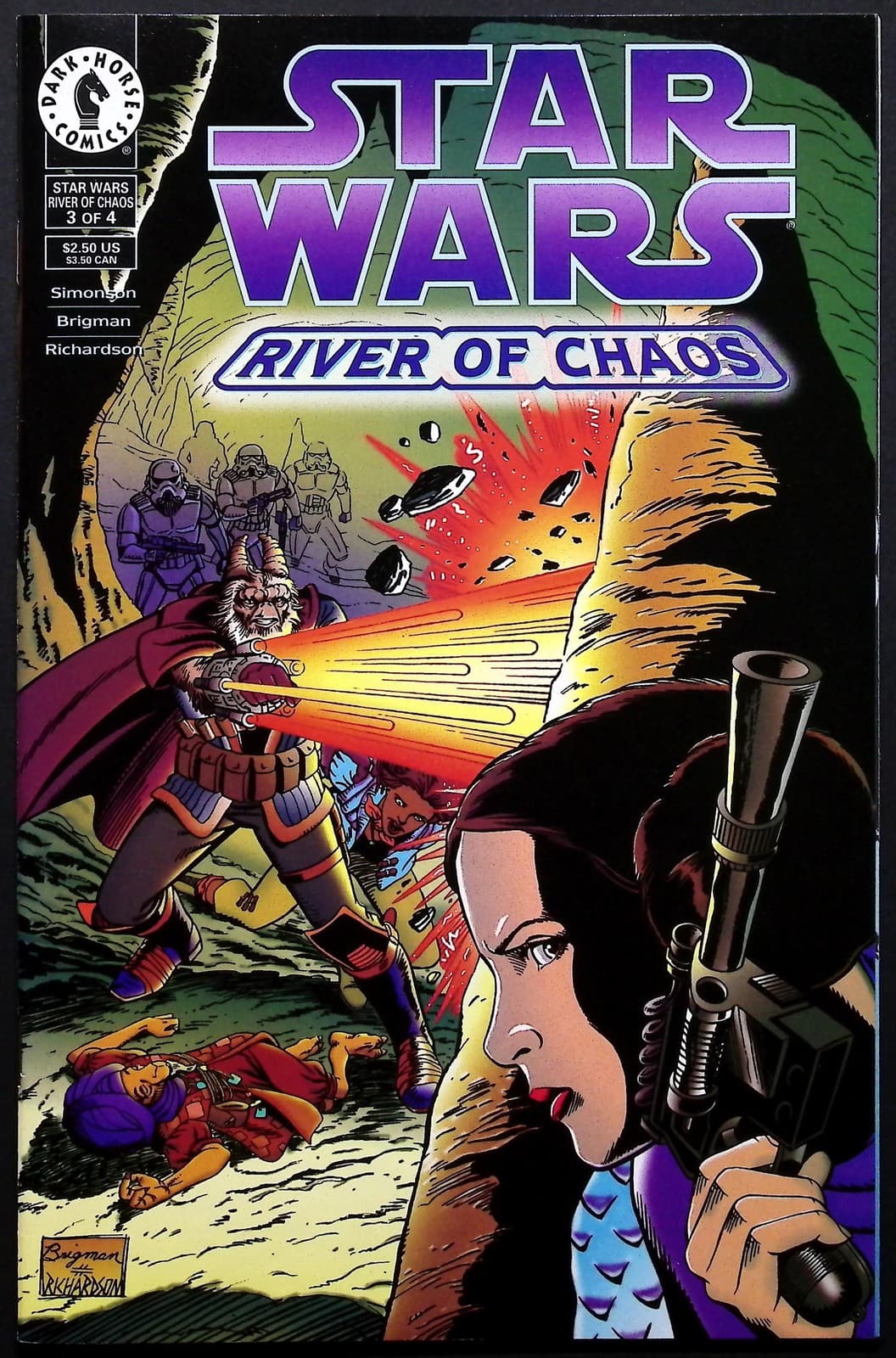 Vintage Star Wars River of Chaos Dark Horse Comics 3 Comics Issues 1-3 of 4 - Thumbnail 4