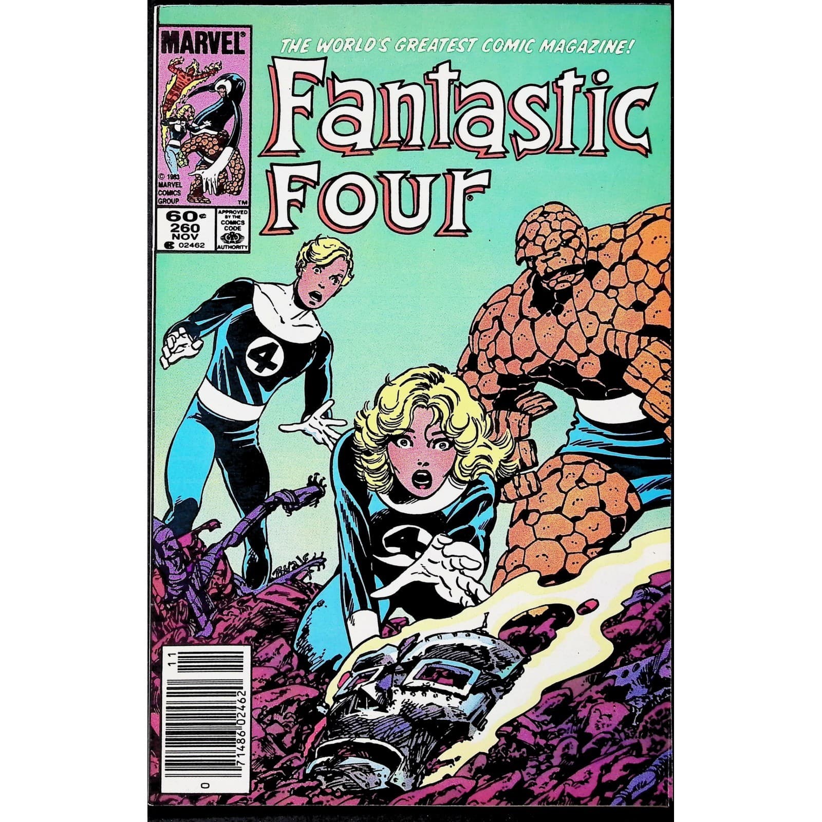 Fantastic Four 6X Comic Lot #236 251 254 260 261 262 Newsstand Marvel - Thumbnail 10