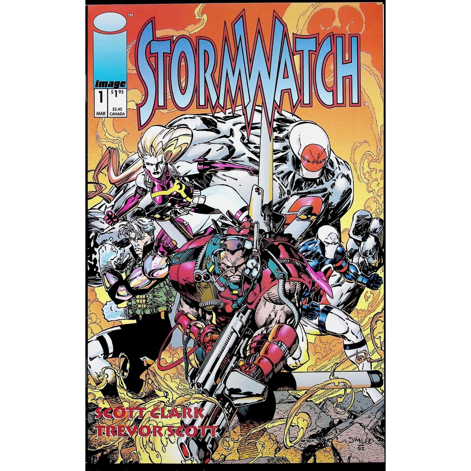 Stormwatch 16X Comic Lot #1 2 3 4 6 7 8 10 11 12 14 18 22 25 1st App Image - Thumbnail 7