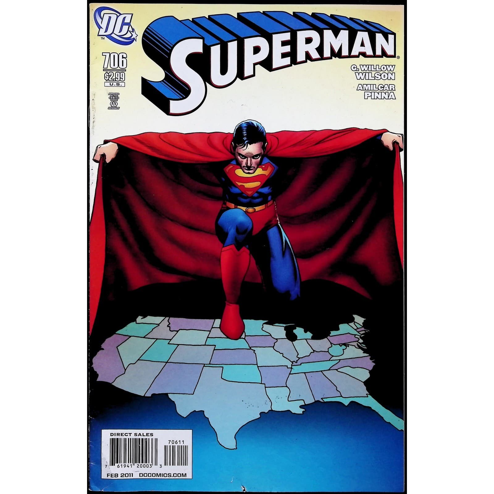 Superman Action Comics 8X Comic Lot #208 662 706 707 708 848 849 DC - Thumbnail 14
