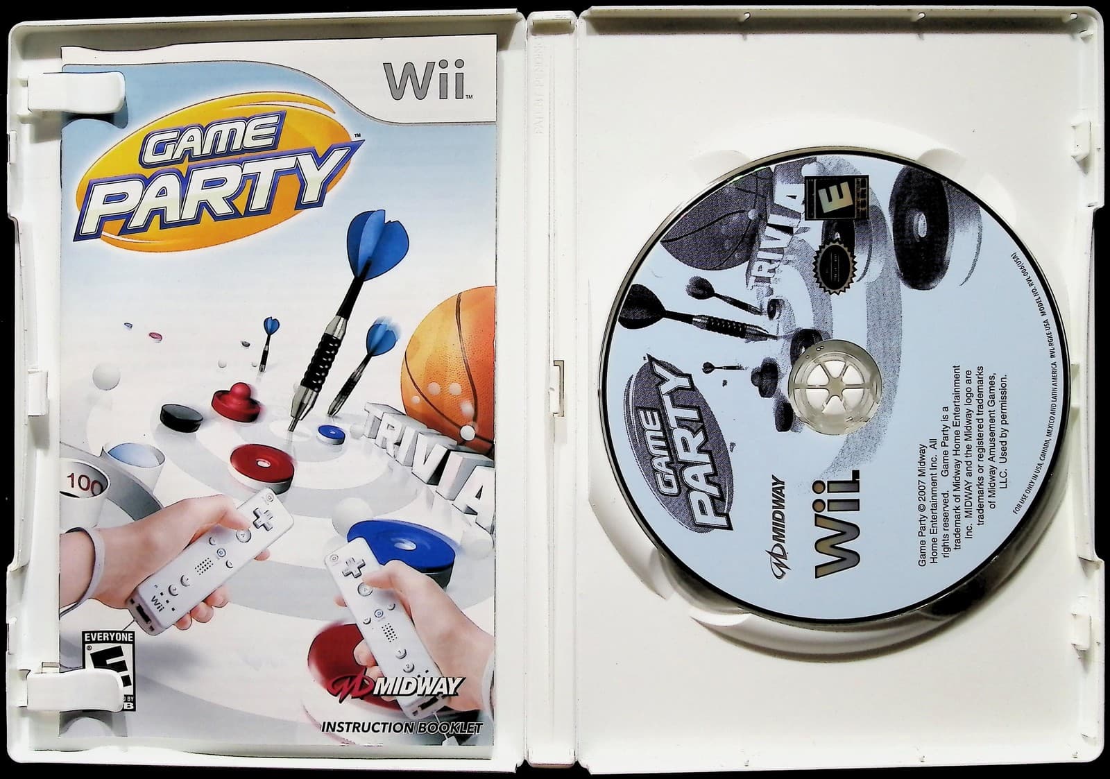 Game Party Nintendo Wii 2007 Midway Game CIB NTSC-U/C E Party Sports Family - Thumbnail 3
