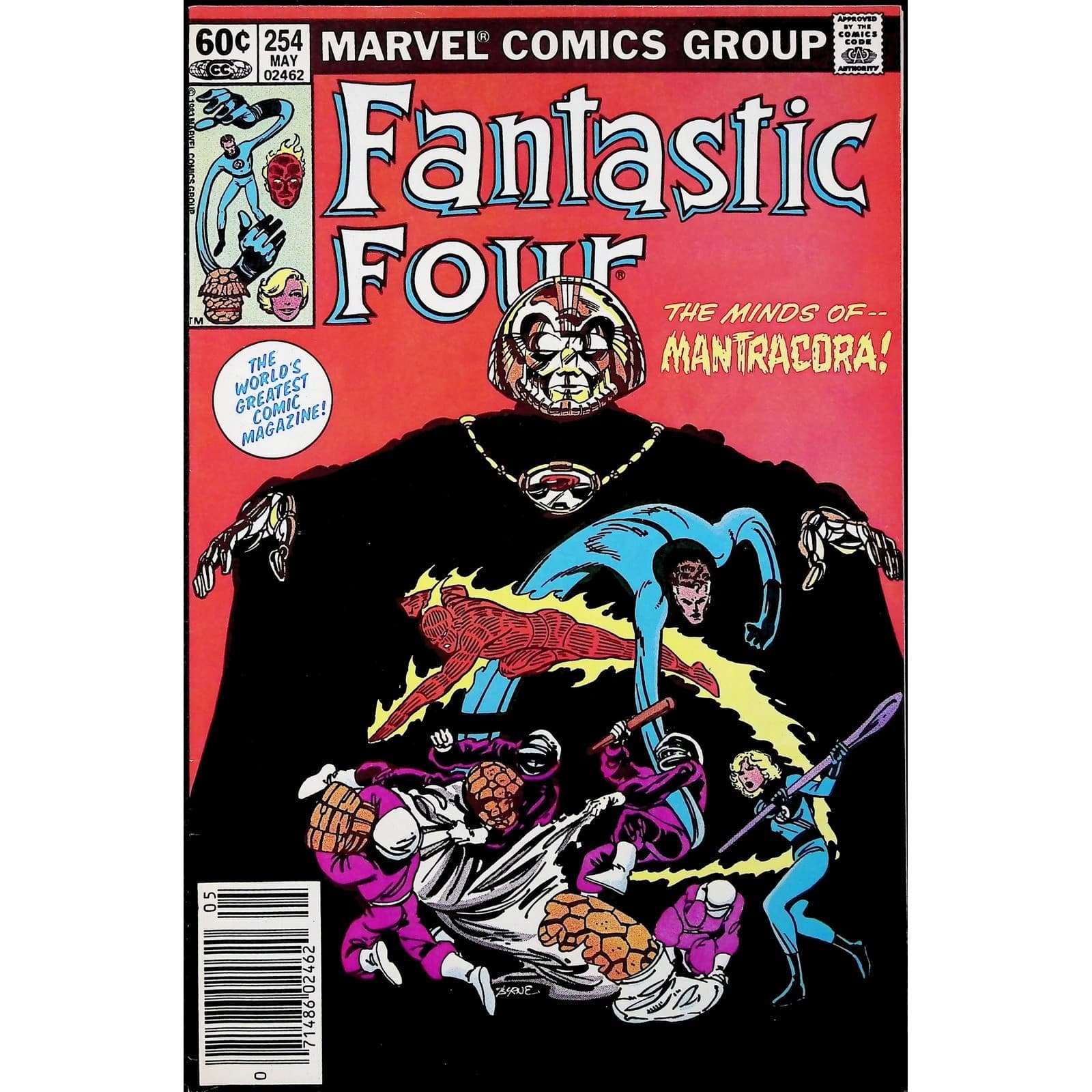 Fantastic Four 6X Comic Lot #236 251 254 260 261 262 Newsstand Marvel - Thumbnail 4