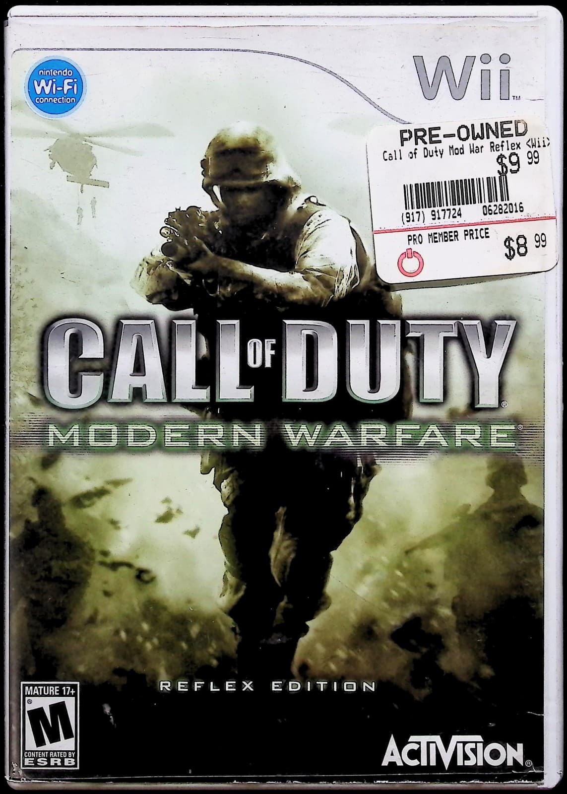 Call Of Duty Modern Warfare Reflex Edition Nintendo Wii M Activision USA FPS