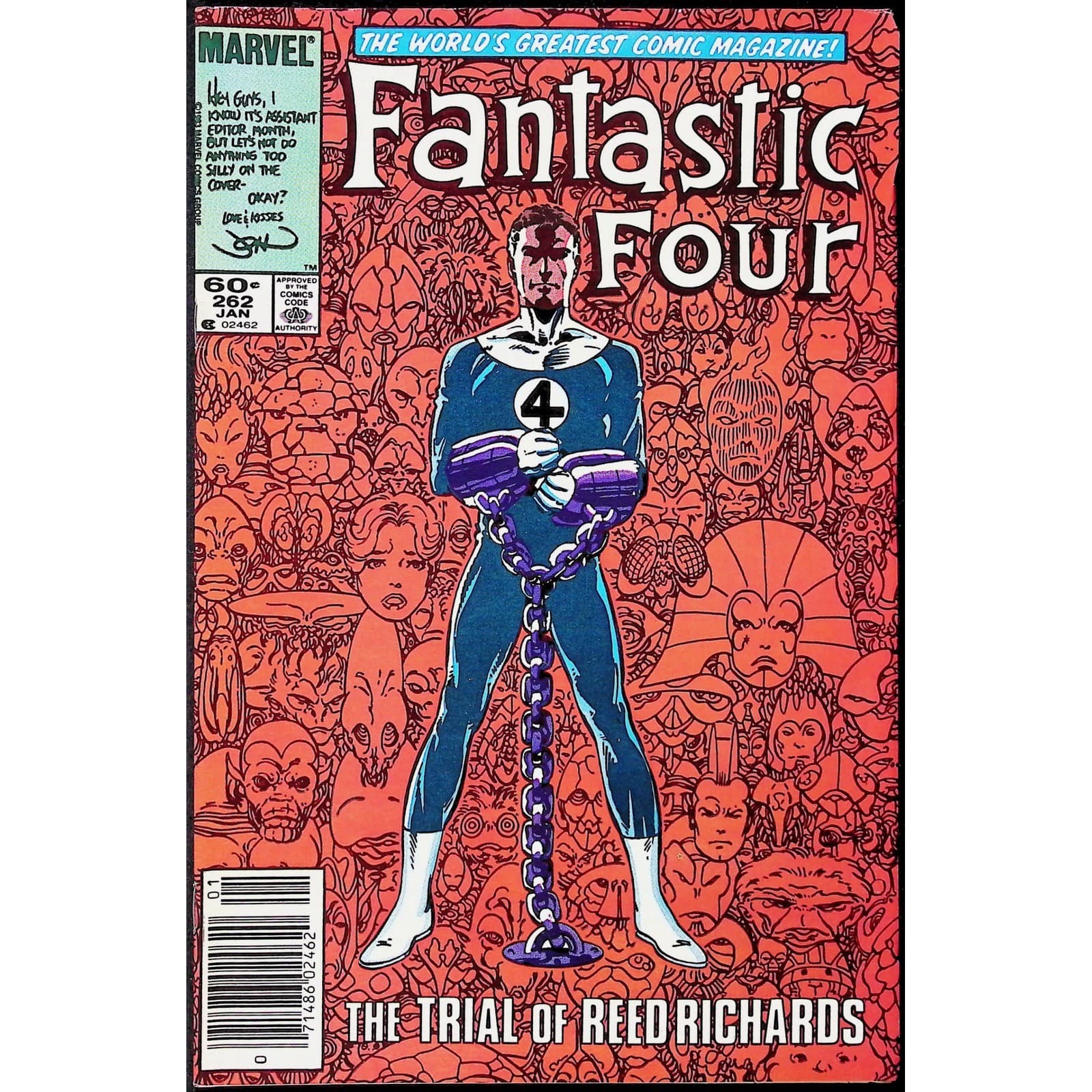 Fantastic Four 6X Comic Lot #236 251 254 260 261 262 Newsstand Marvel - Thumbnail 12