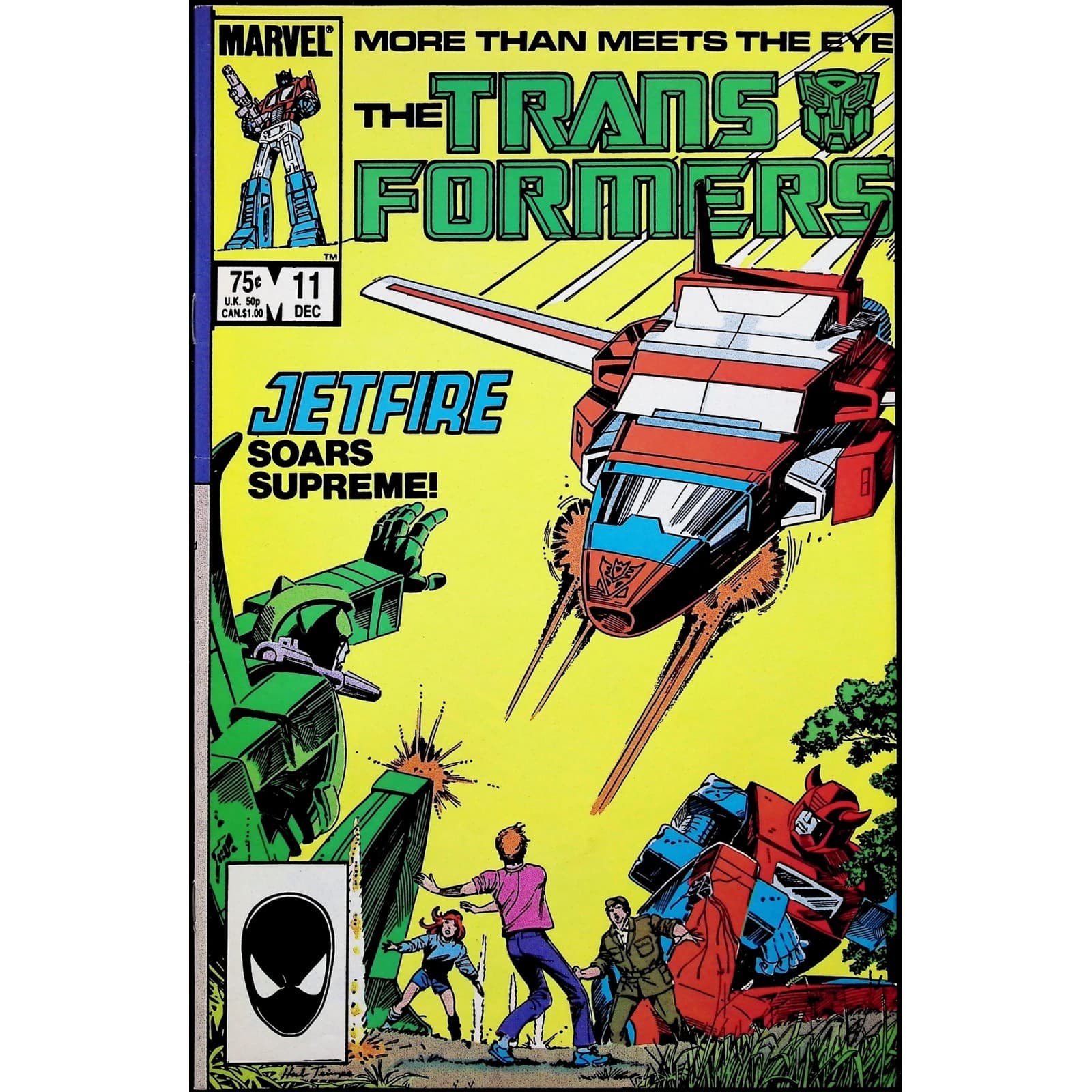 Transformers 2X Comic Lot #7 11 1st Jetfire Direct Edition Marvel - Thumbnail 2