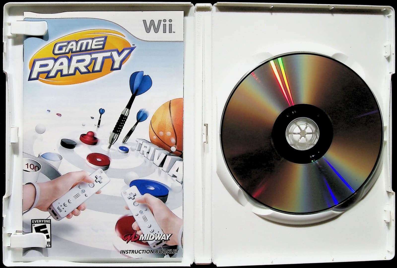 Game Party Nintendo Wii 2007 Midway Game CIB NTSC-U/C E Party Sports Family - Thumbnail 4