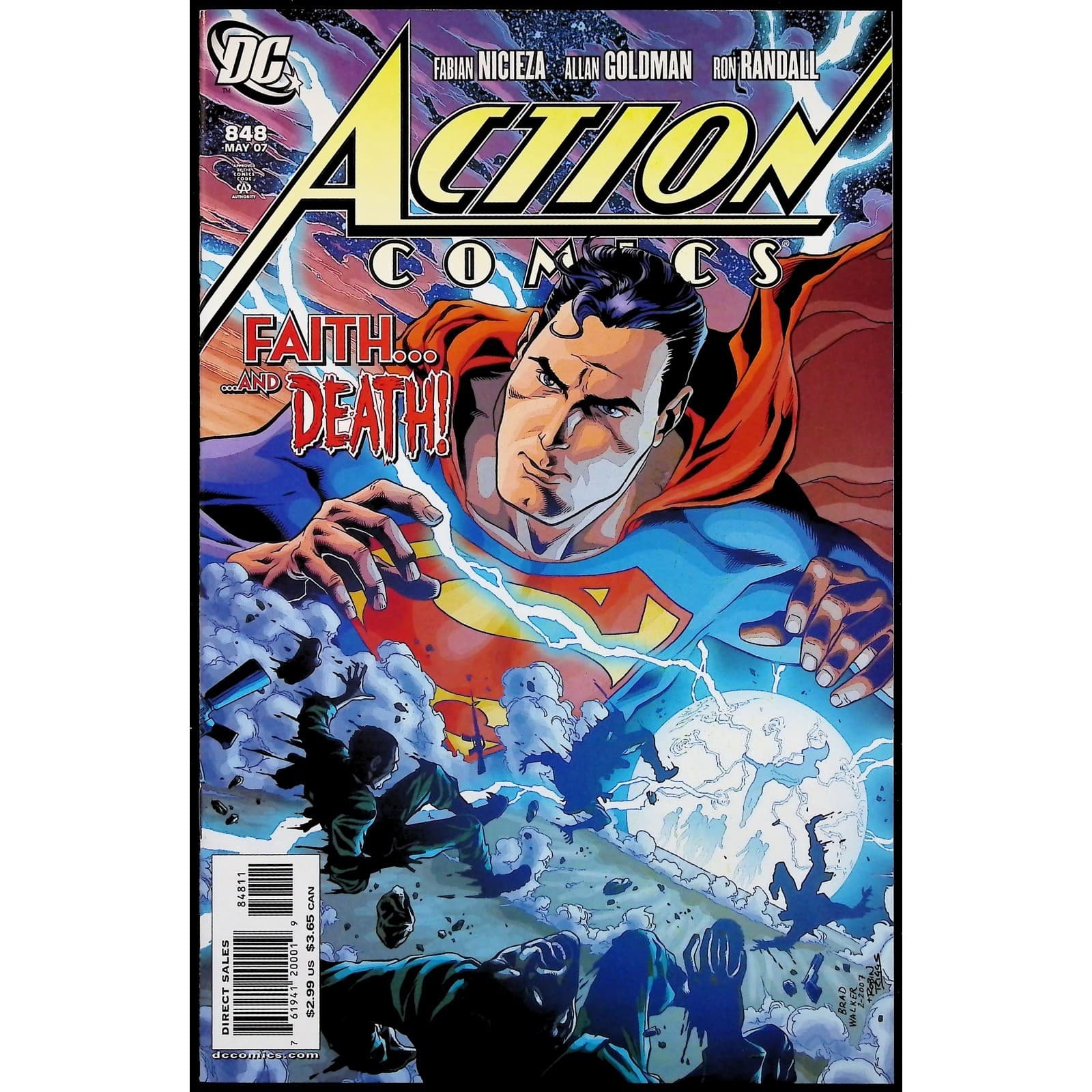Superman Action Comics 8X Comic Lot #208 662 706 707 708 848 849 DC - Thumbnail 4