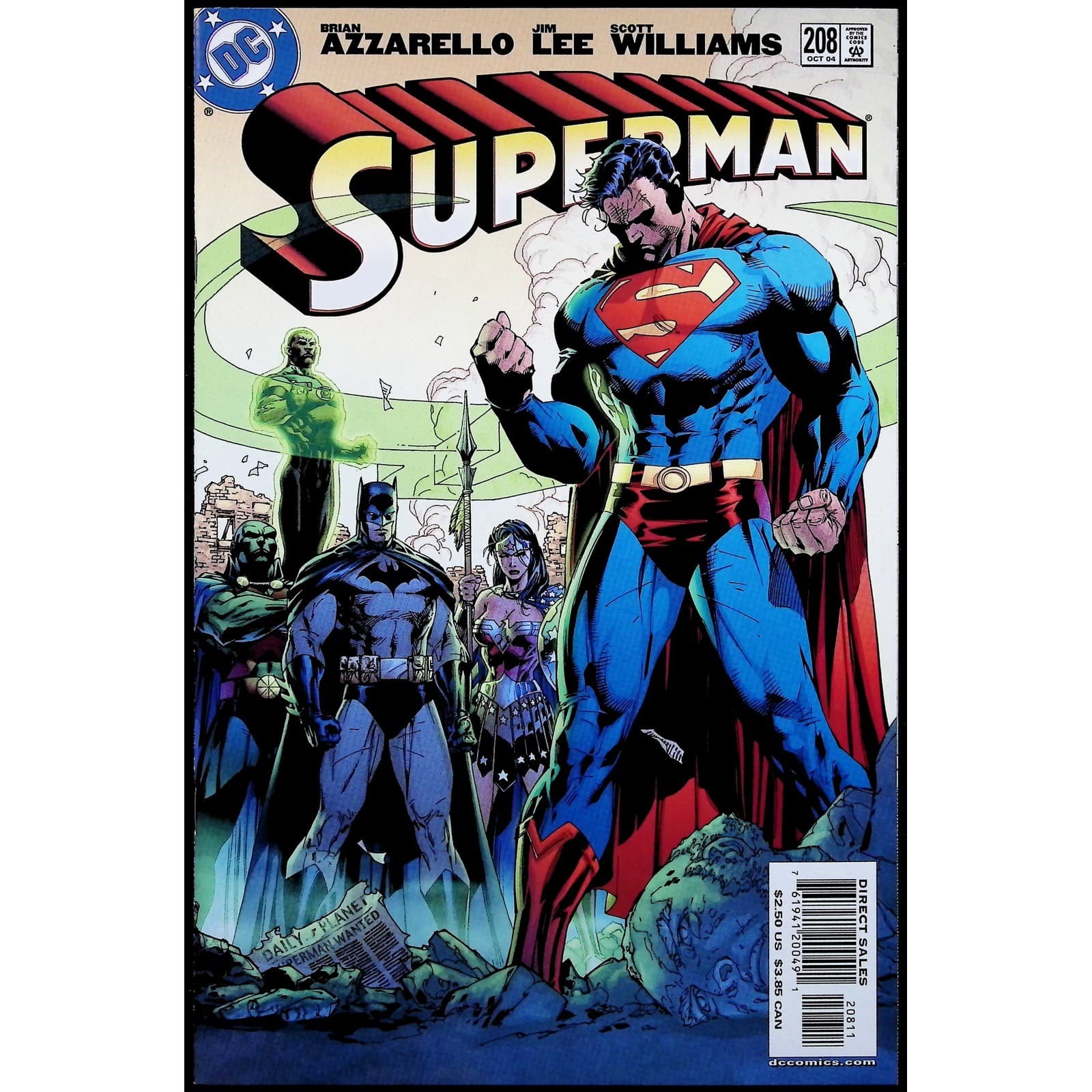 Superman Action Comics 8X Comic Lot #208 662 706 707 708 848 849 DC - Thumbnail 6