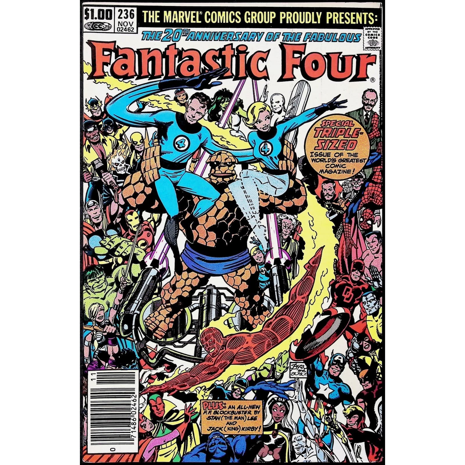 Fantastic Four 6X Comic Lot #236 251 254 260 261 262 Newsstand Marvel - Thumbnail 2
