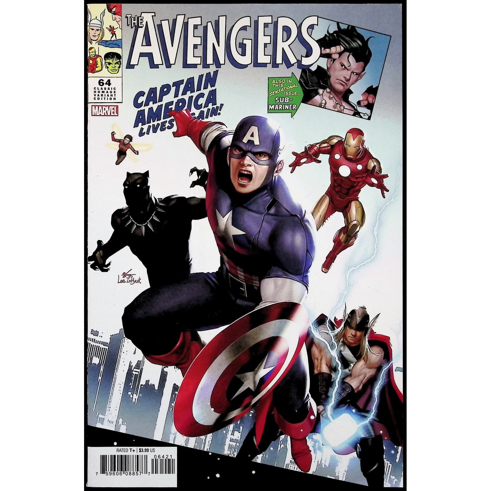 Avengers 6X Comic Lot #2 64 501 501 79 86 Inhyuk Lee Variant Marvel - Thumbnail 4