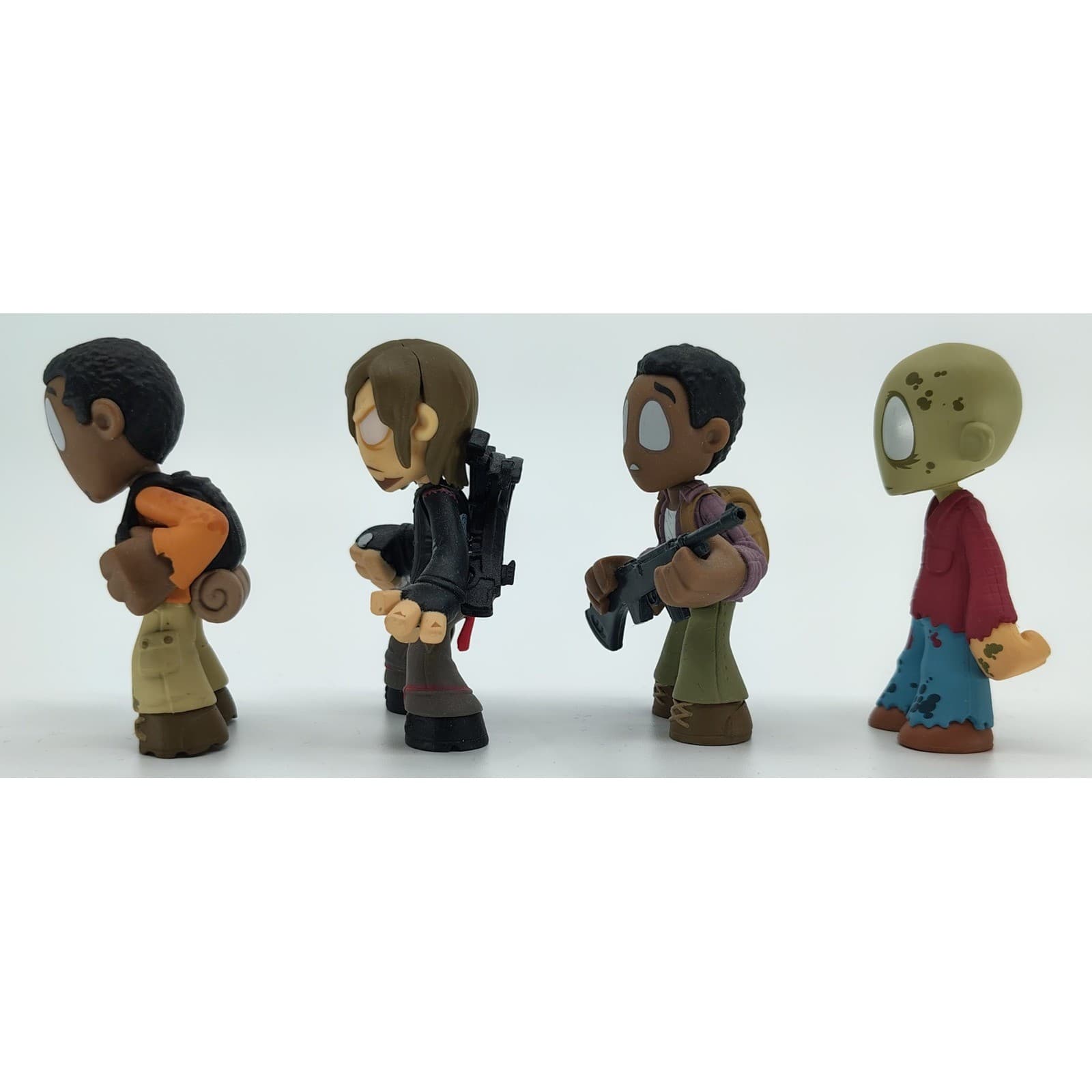 The Walking Dead Kidrobot Mini Figure Lot of 4 - Daryl Bob Noah Walker - Thumbnail 2