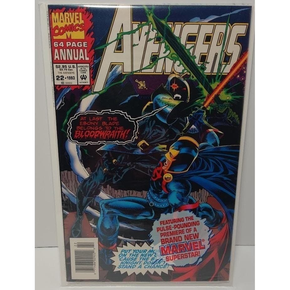 Avengers #350 365 Annual 22 Marvel 90s Newsstand 3x Comic Lot Bloodwraith - Thumbnail 2