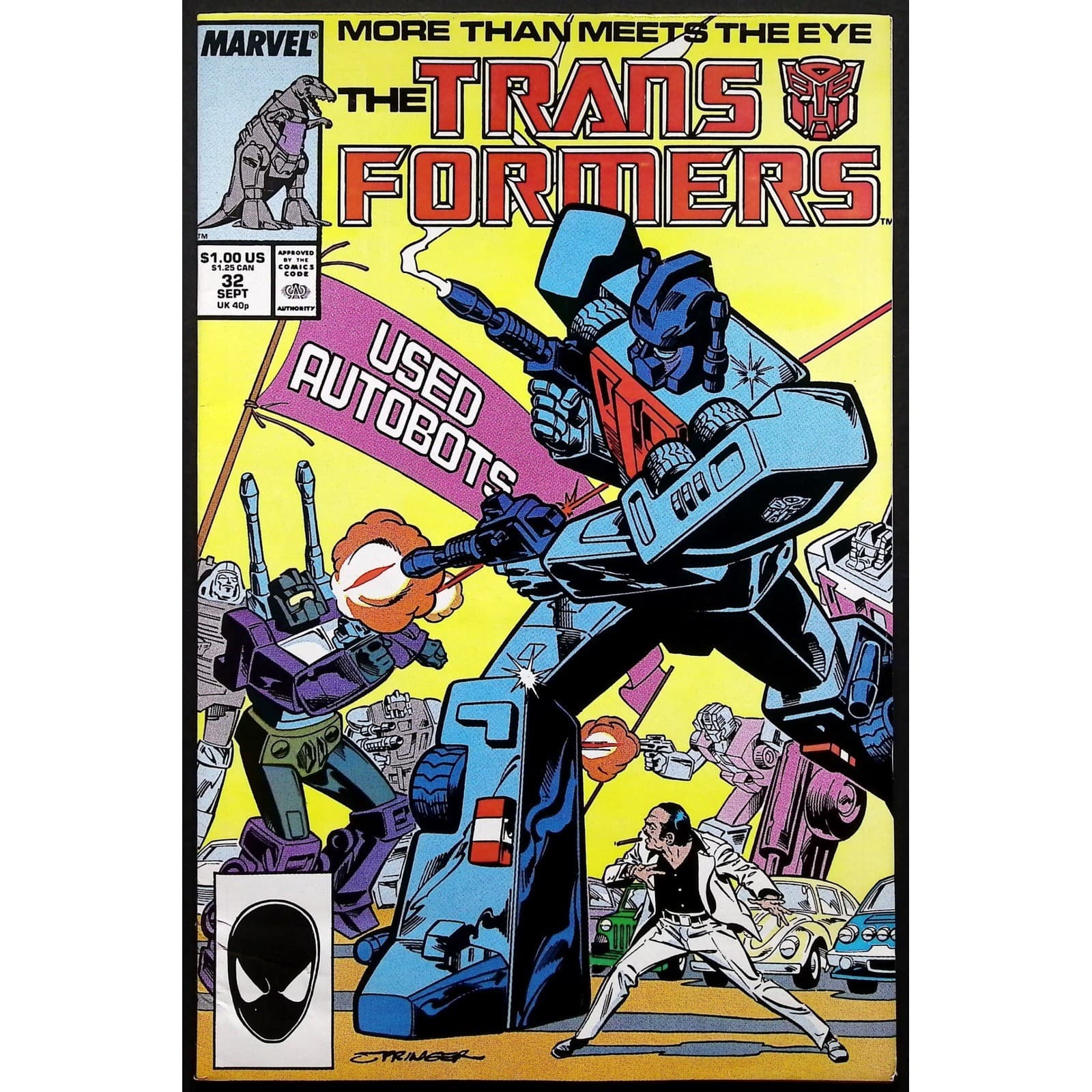 The Transformers Marvel Comics #39 "Used Autobots" 1987
