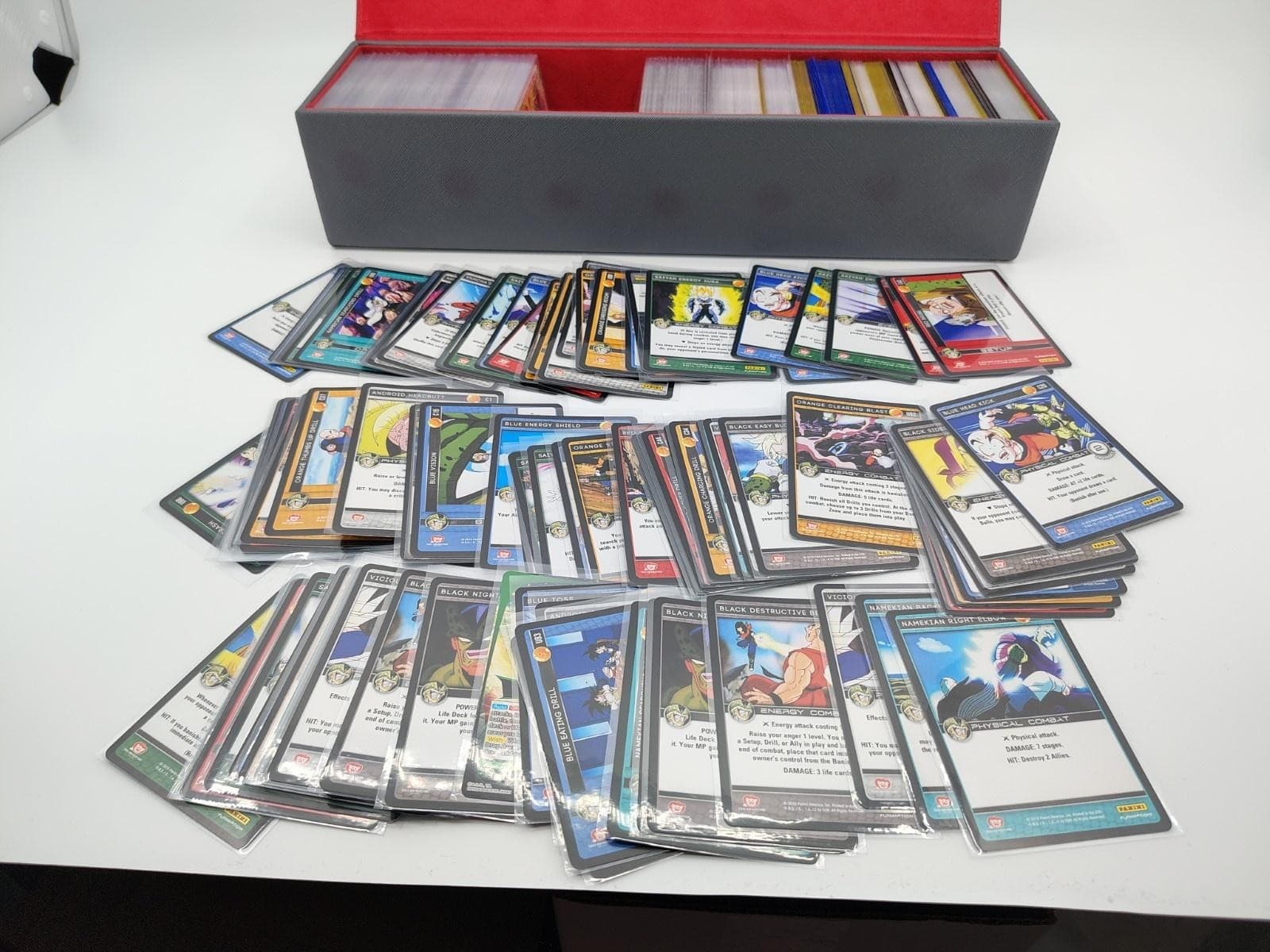 Dragon Ball Super & Vintage Panini DBZ 500+ Bulk Card Lot w/ Dex Storage Box - Thumbnail 7