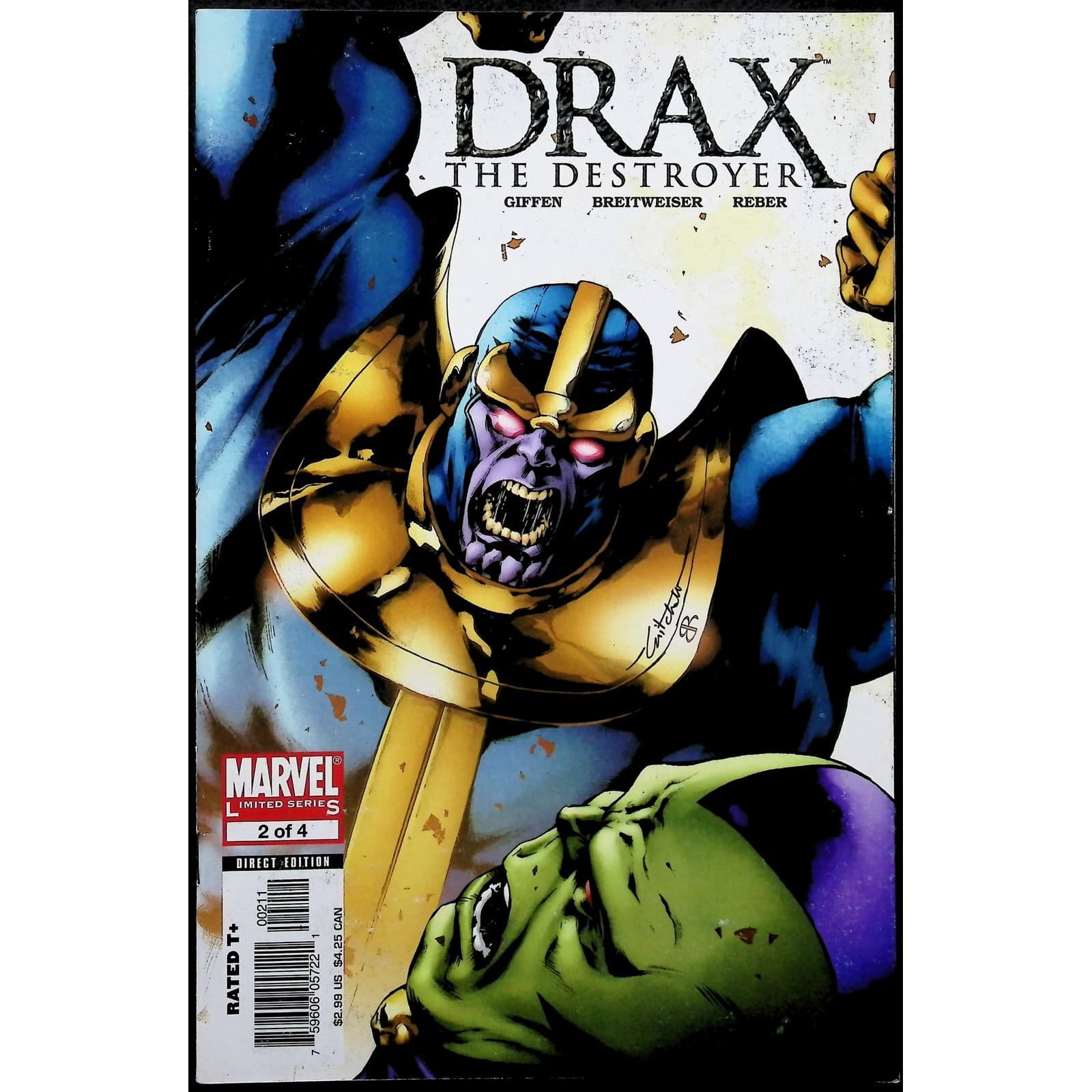 Drax the Destroyer #2 #4 1st Cammi Key Thanos Appearance 2x Comic Lot VF - Thumbnail 4