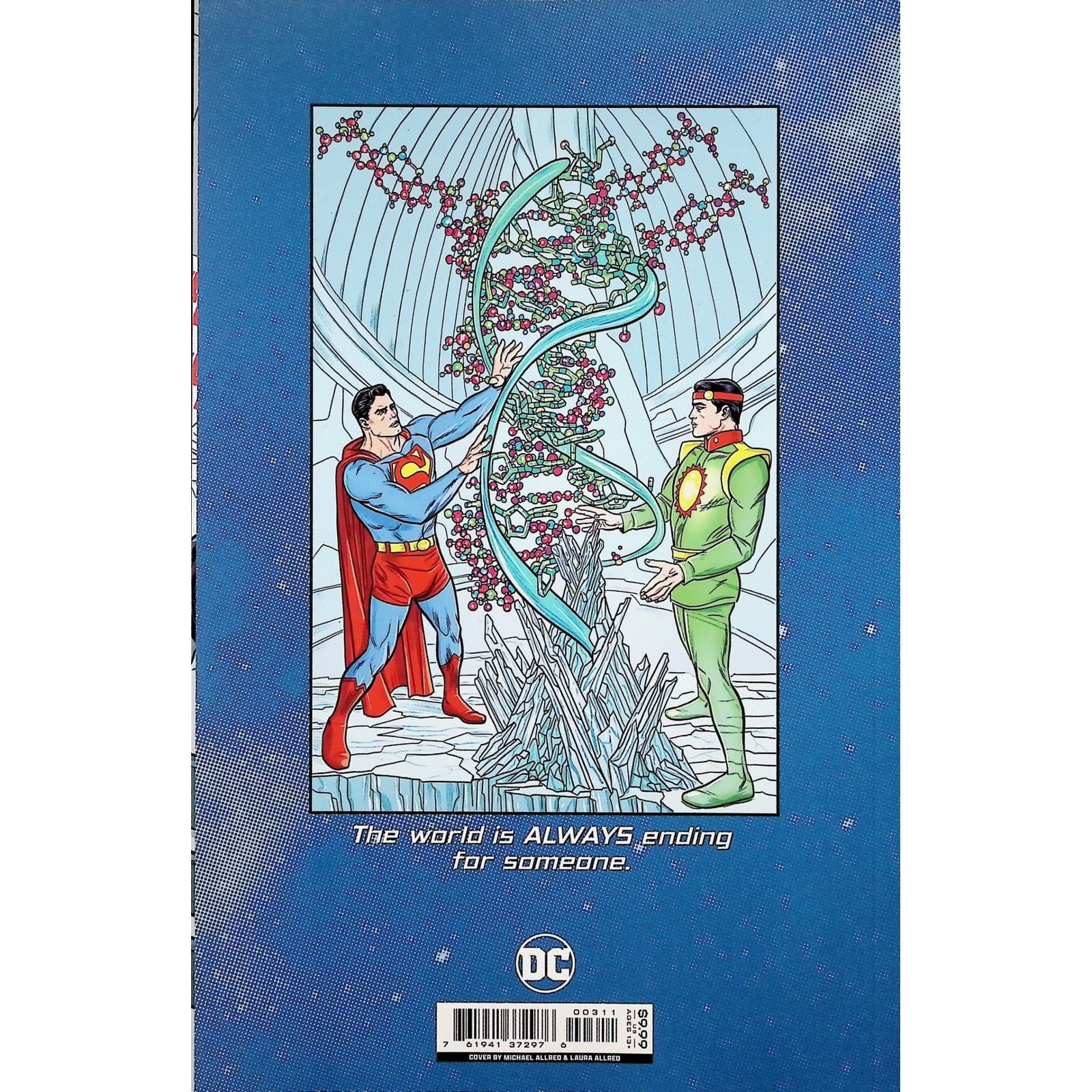 DC Comics Comic Lot Superman Space Age # 2 3 Michael Allred Justice League - Thumbnail 4