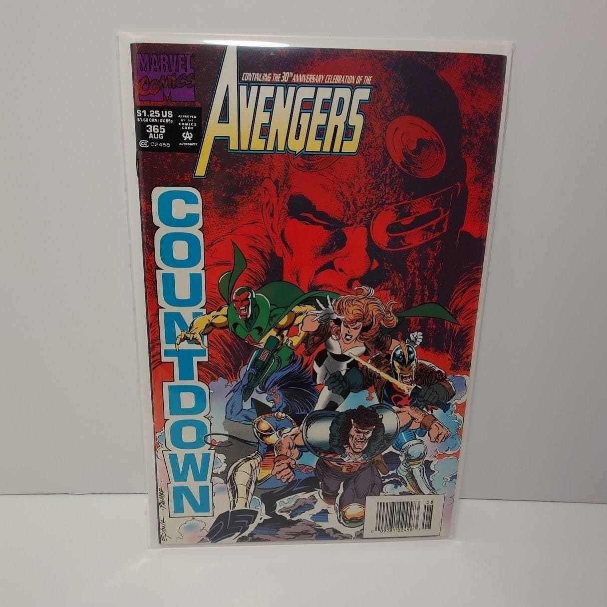 Avengers #350 365 Annual 22 Marvel 90s Newsstand 3x Comic Lot Bloodwraith - Thumbnail 4