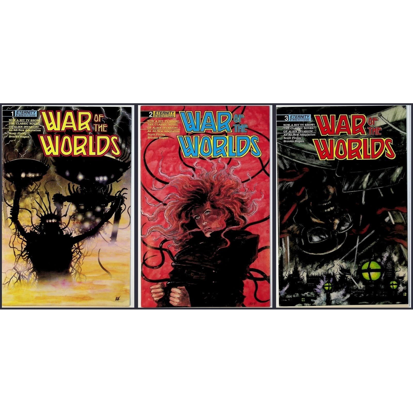 War of the Worlds Comic Book Eternity Comics TV Show Adaptation Sci-Fi