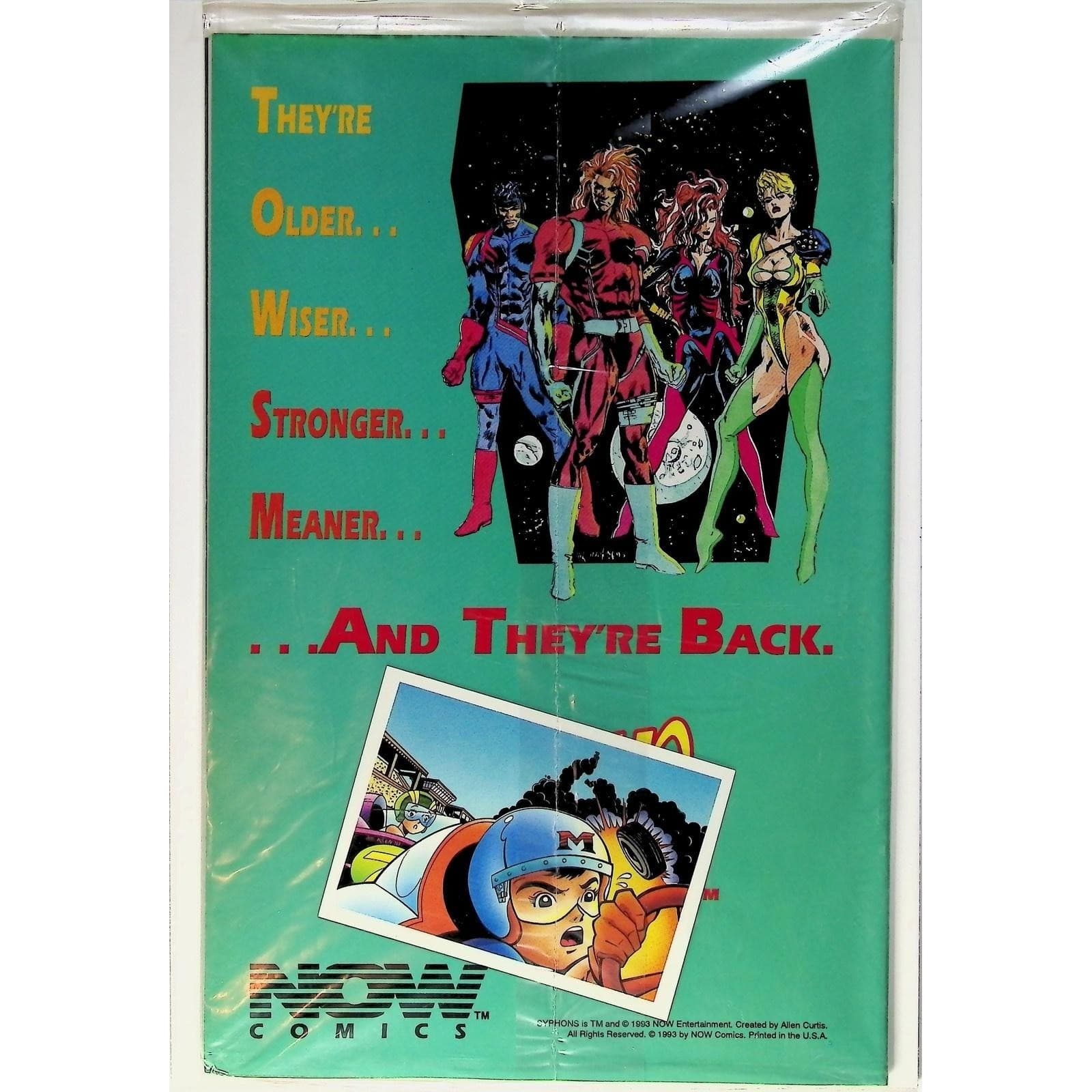 Vintage 1993 Speed Racer Ninja High School Comic Issue 1 Trading Card USA - Thumbnail 3