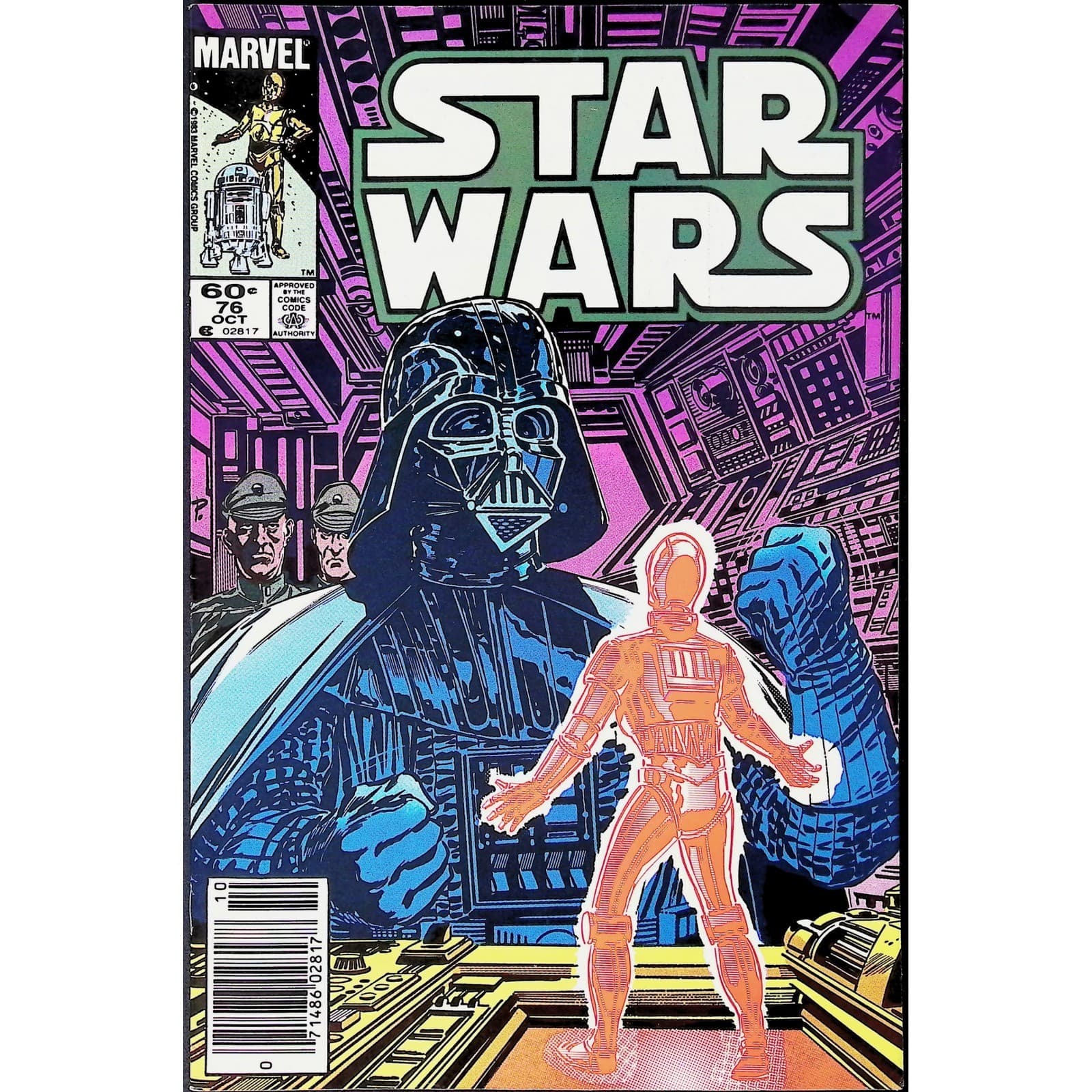Star Wars #76 Newsstand 1983 Marvel comic book