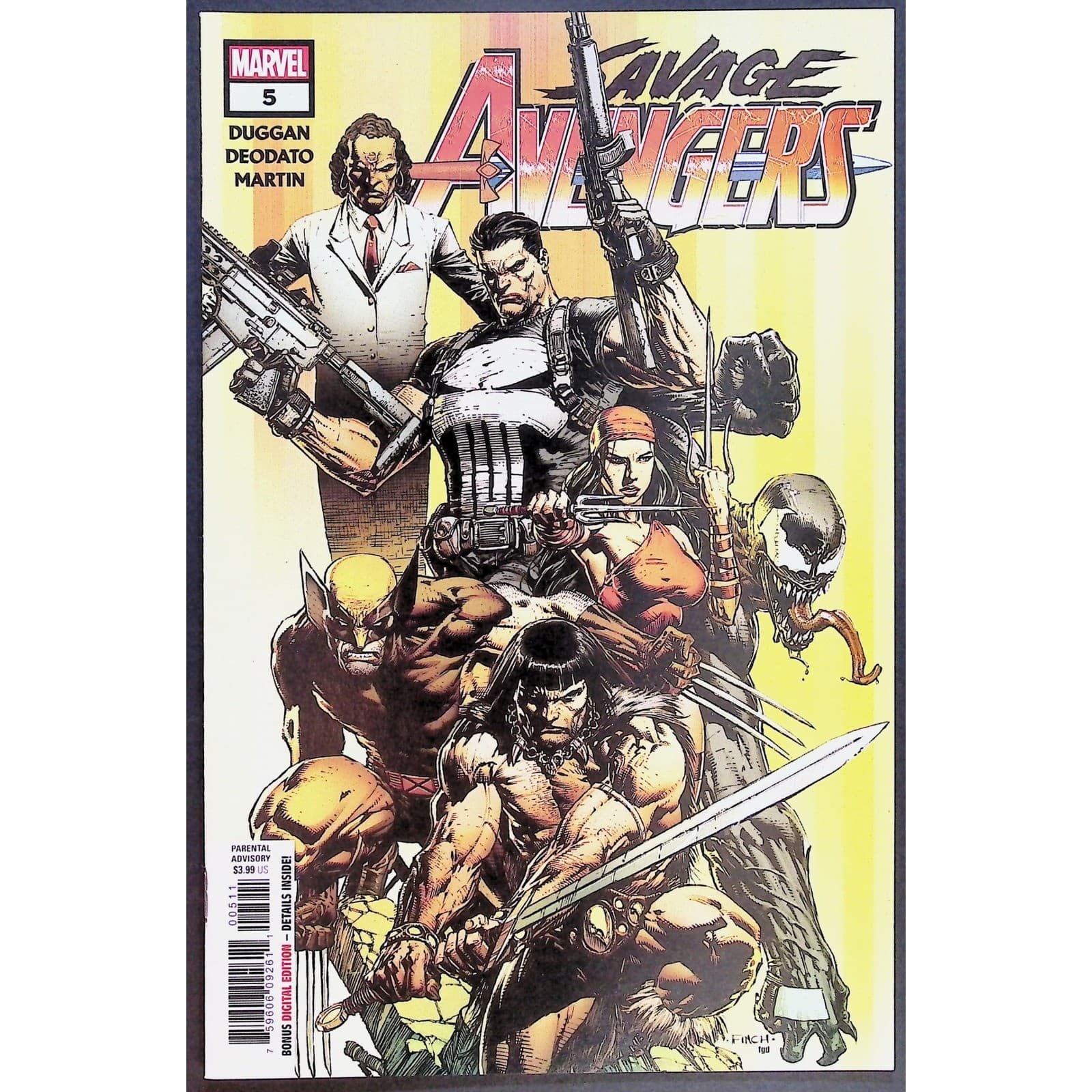 Savage Avengers 15x Lot #0 1 + Elektra Variants, #3–11, #19, Annual #1 Dell'Otto - Thumbnail 9