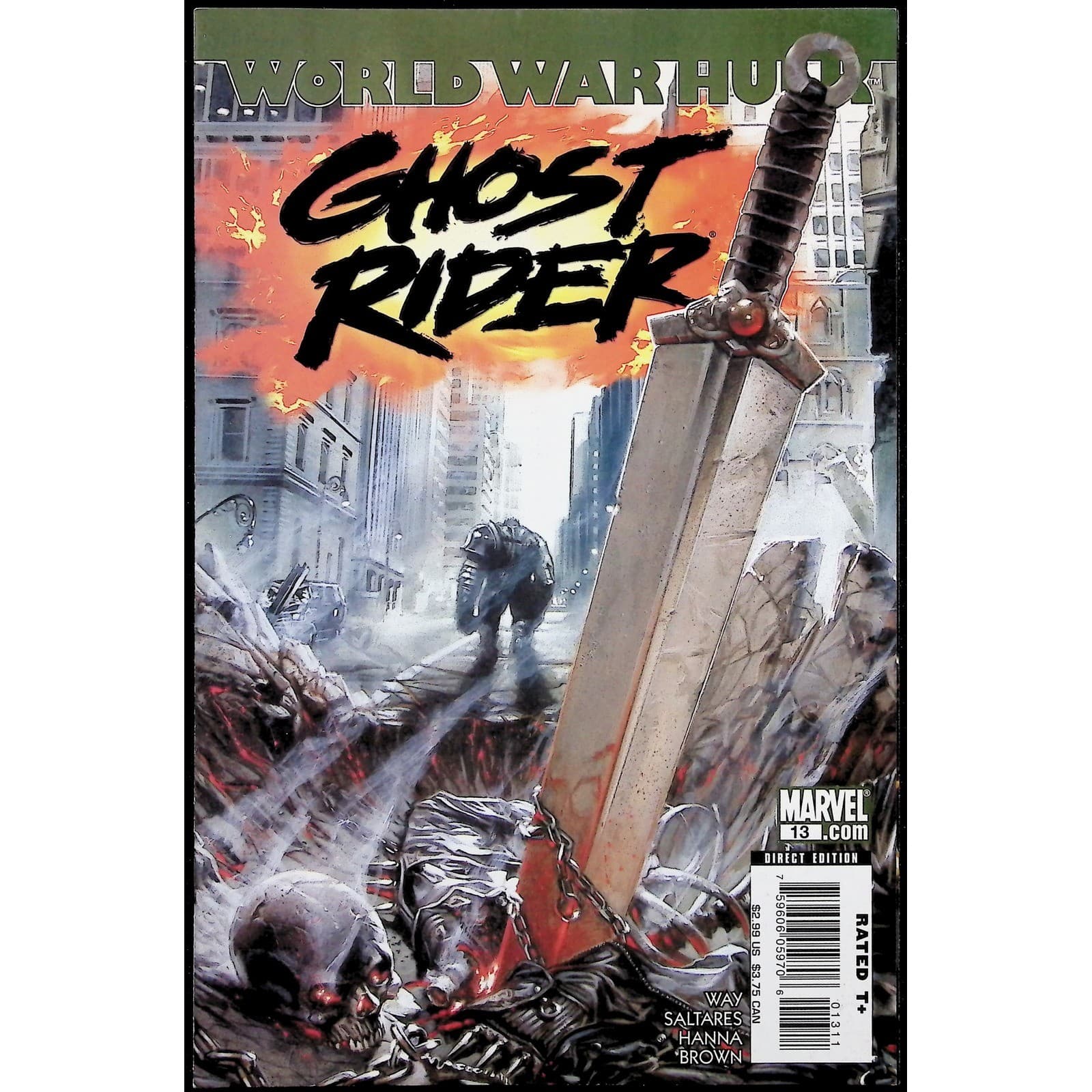 Ghost Rider / Blaze: Spirits of Vengeance 3X Comic Lot #7A 13A 34A Marvel Comics - Thumbnail 4