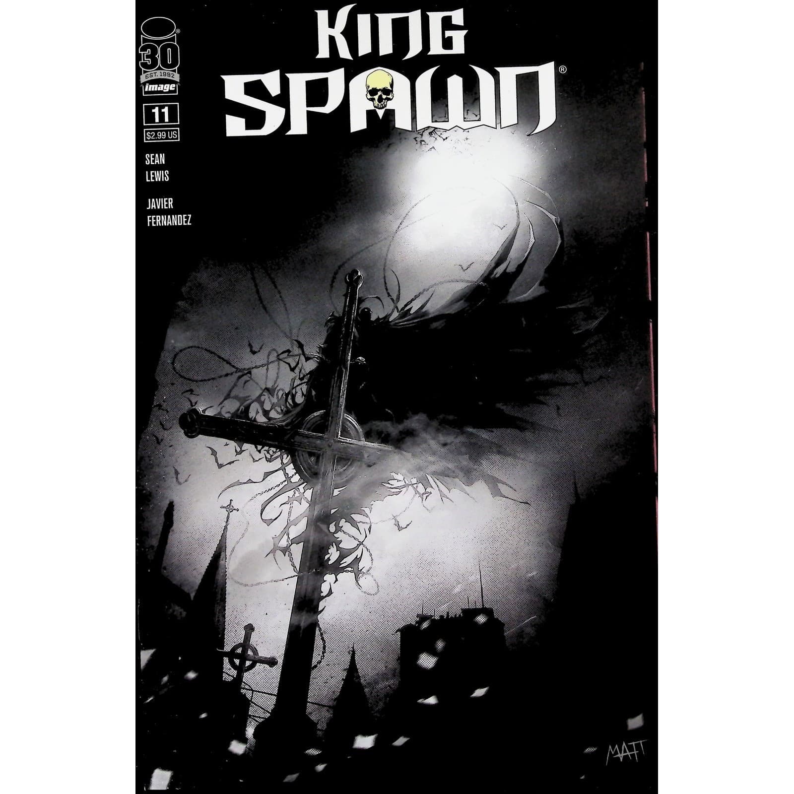 King Spawn 7x Comic Lot Image Comic McFarlane Variant B&W #5 7 8 9 11 12 Image - Thumbnail 8