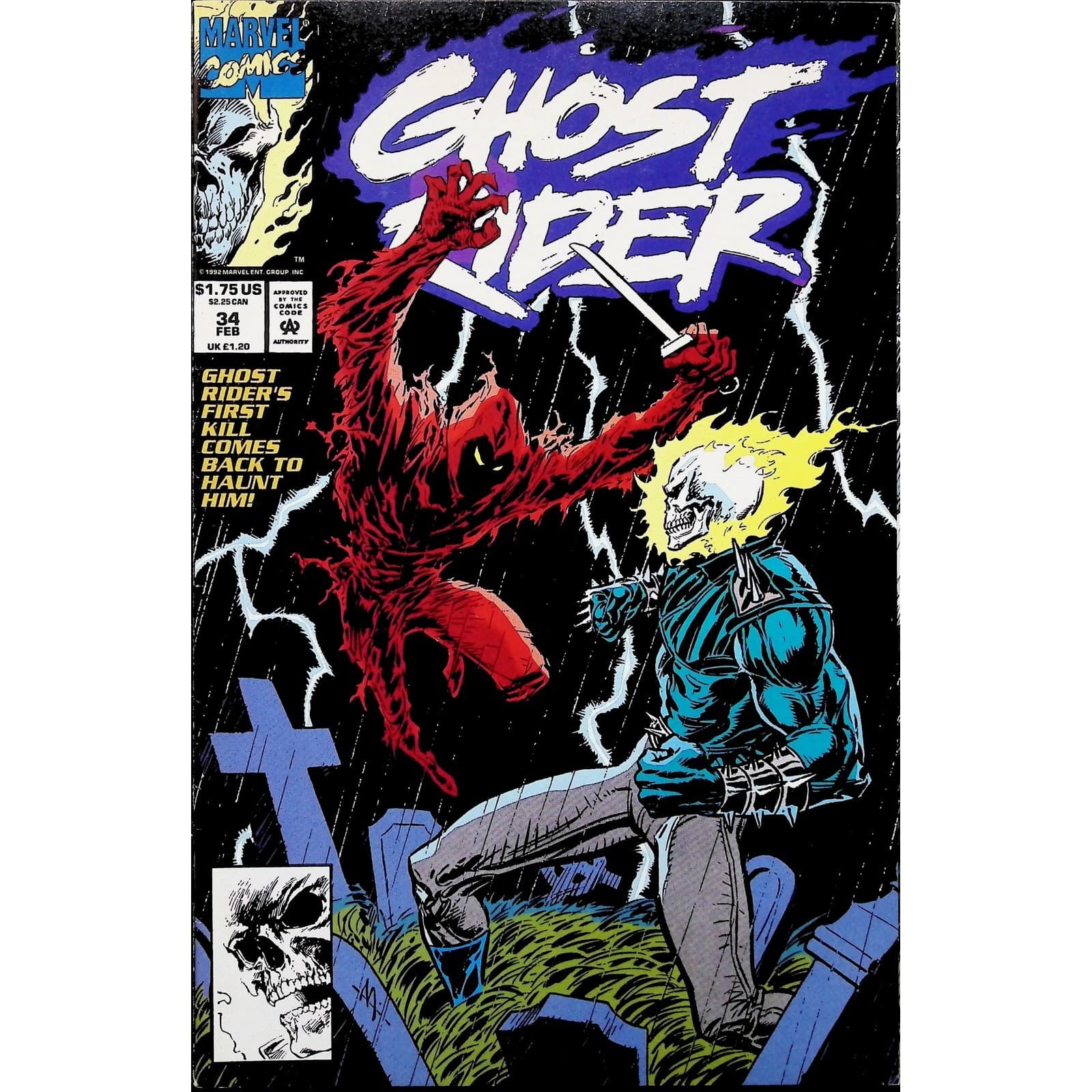 Ghost Rider / Blaze: Spirits of Vengeance 3X Comic Lot #7A 13A 34A Marvel Comics - Thumbnail 6