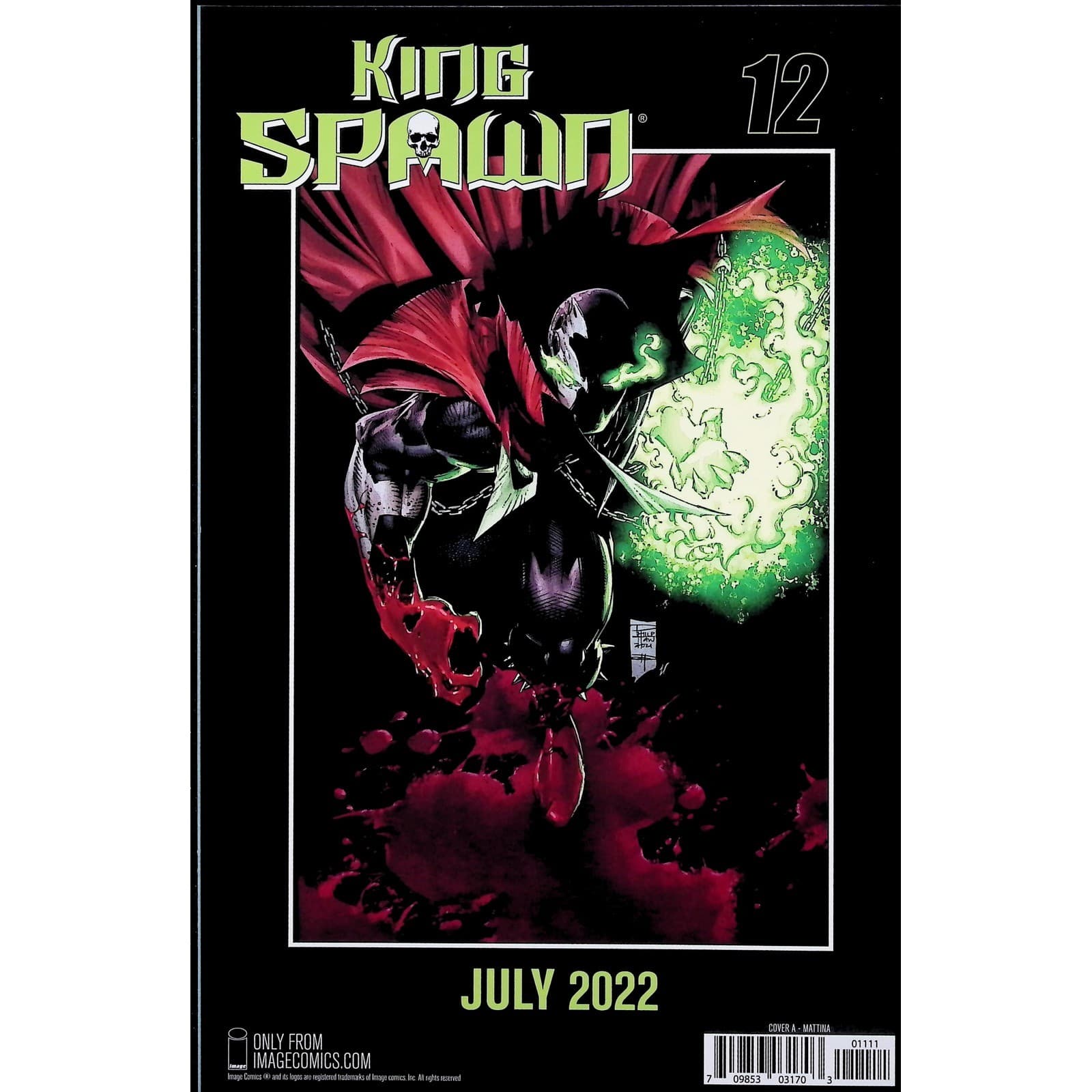 King Spawn 7x Comic Lot Image Comic McFarlane Variant B&W #5 7 8 9 11 12 Image - Thumbnail 15