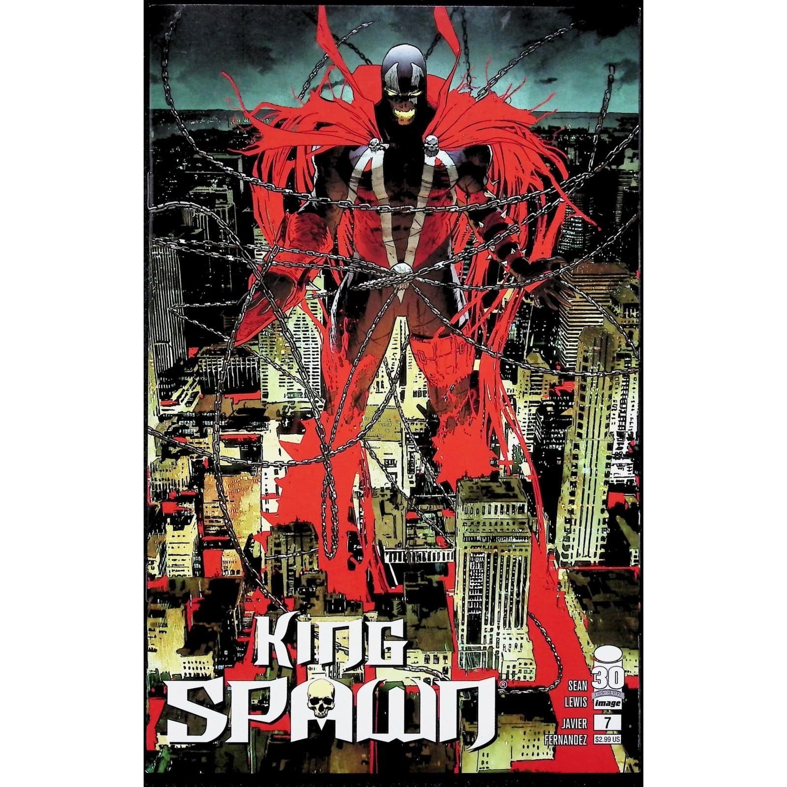 King Spawn 7x Comic Lot Image Comic McFarlane Variant B&W #5 7 8 9 11 12 Image - Thumbnail 3