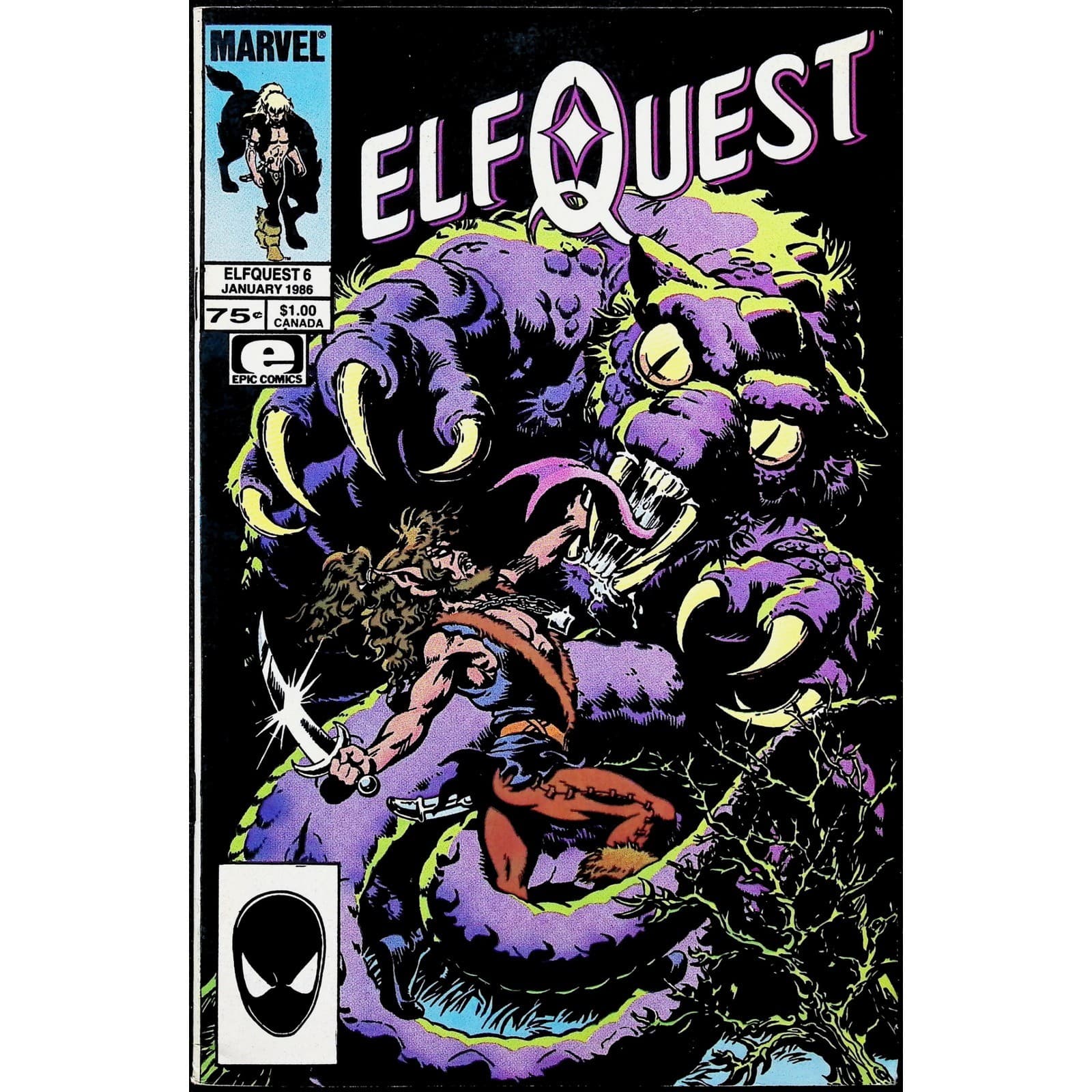 Elfquest 2X Comic Lot #6 7 Direct Edition Marvel - Thumbnail 4
