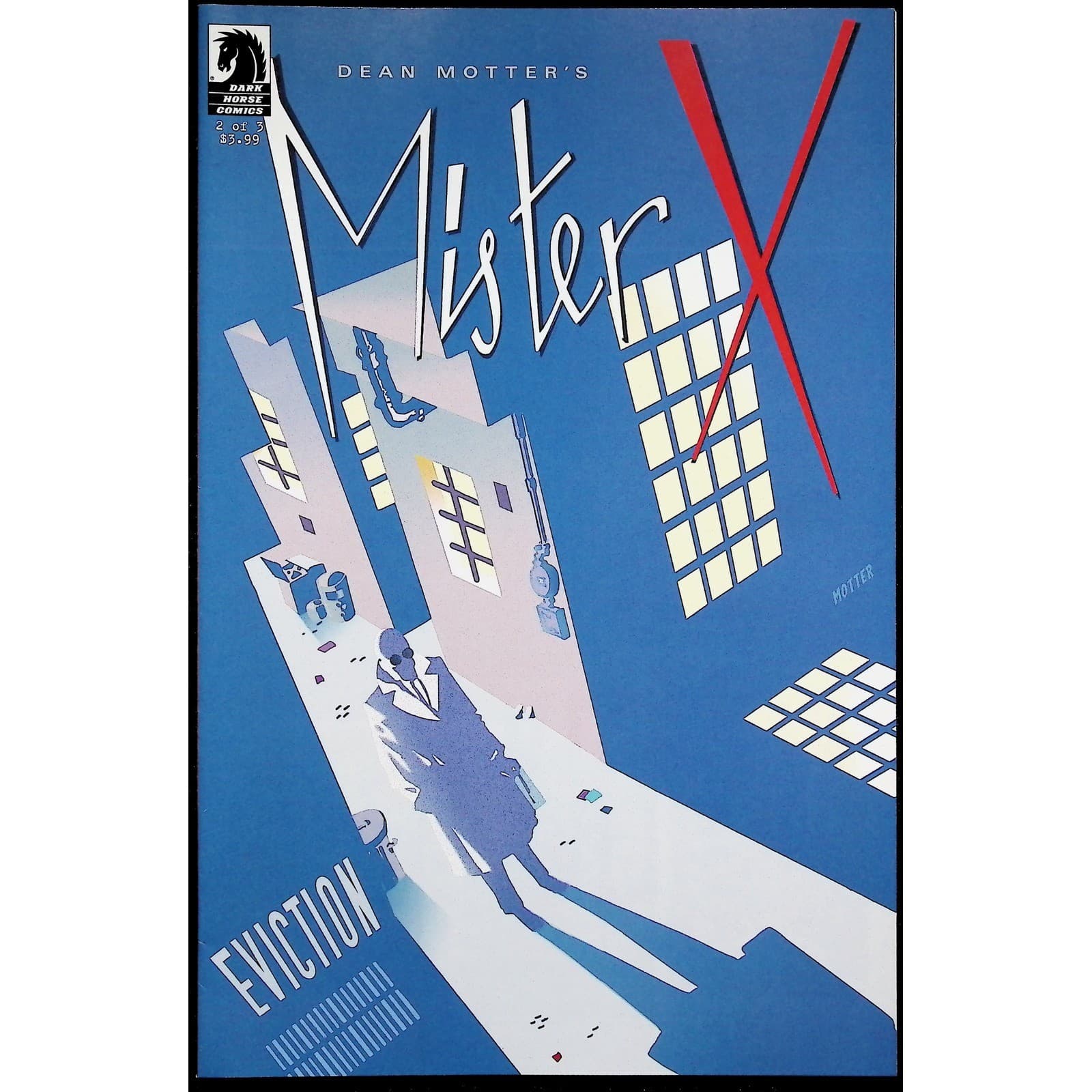Dark Horse Comic Lot Dean Motter Mister X Eviction #1-3 Complete Set - Thumbnail 3