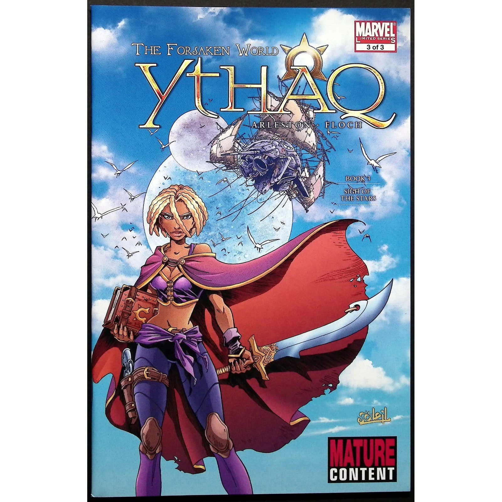 Ythaq The Forsaken World #1 #2 #3 Complete Marvel Soleil Set Adrien Floch VF/NM - Thumbnail 5