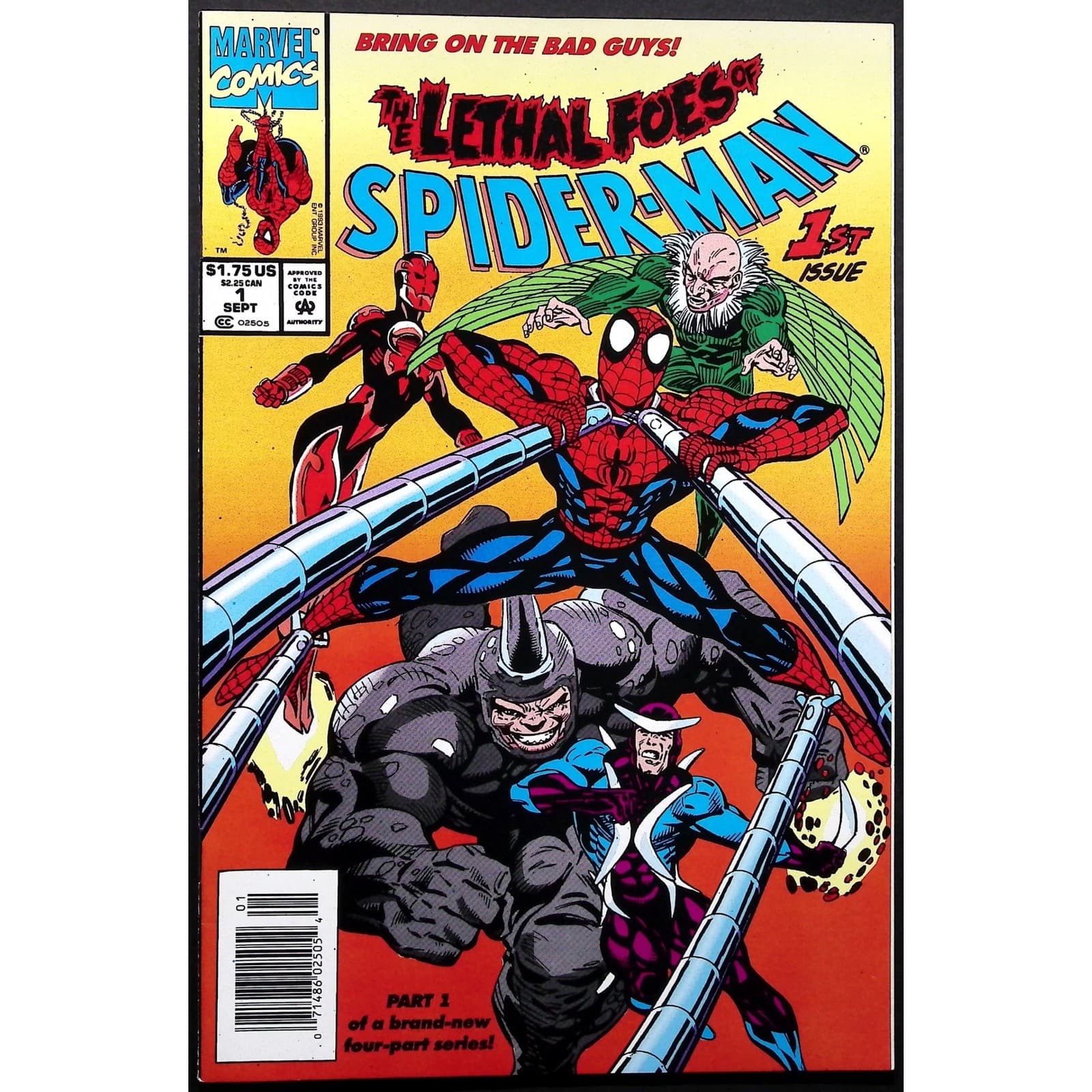 Lethal Foes of Spider-Man #1 2 3 Sinister Syndicate Newsstand 3x Comic Lot - Thumbnail 2