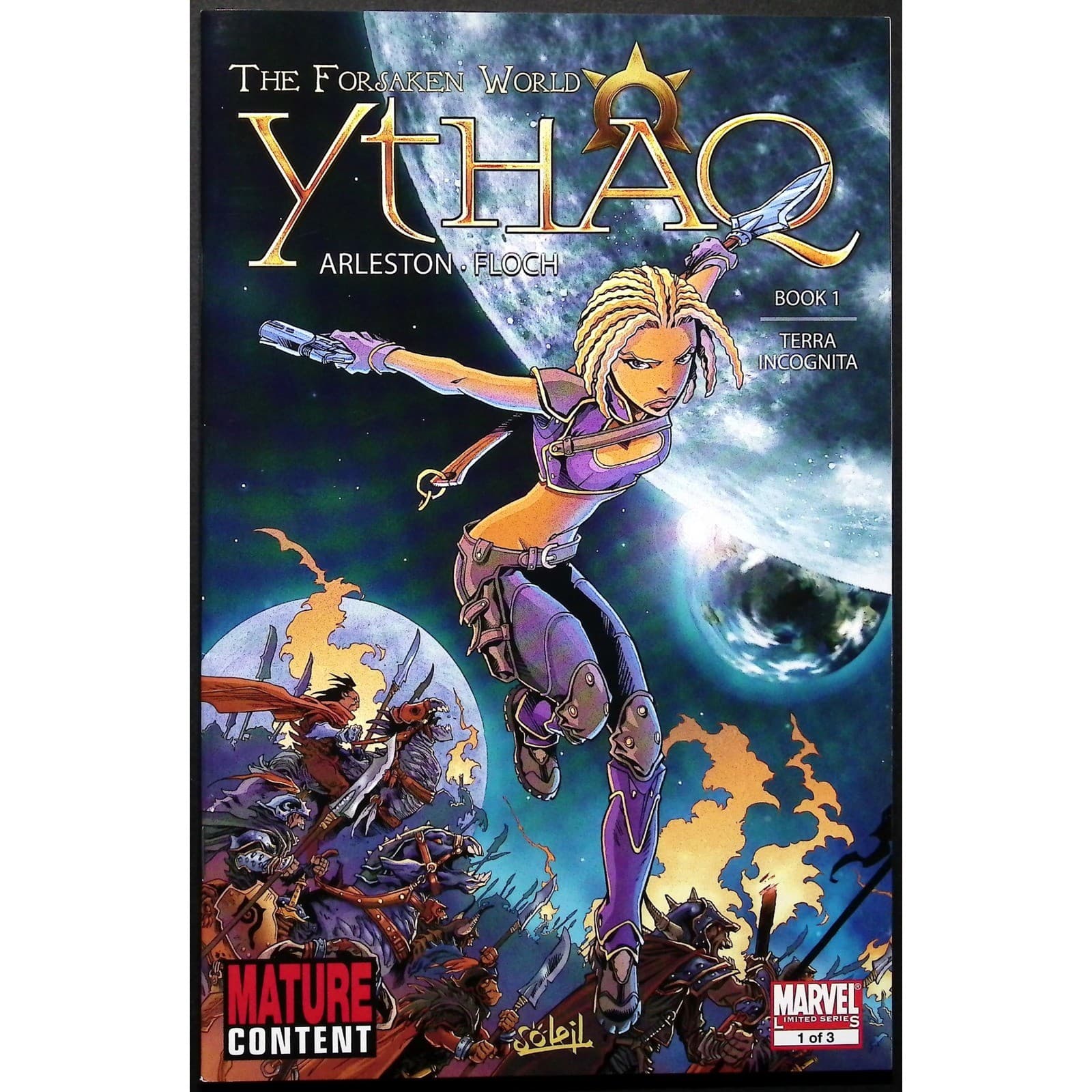 Ythaq The Forsaken World #1 #2 #3 Complete Marvel Soleil Set Adrien Floch VF/NM - Thumbnail 7