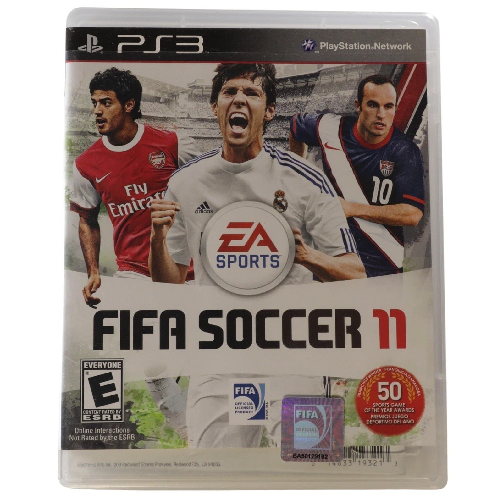 FIFA Soccer 11 Sony PlayStation 3 PS3 Video Game Complete CIB EA Sports Manual