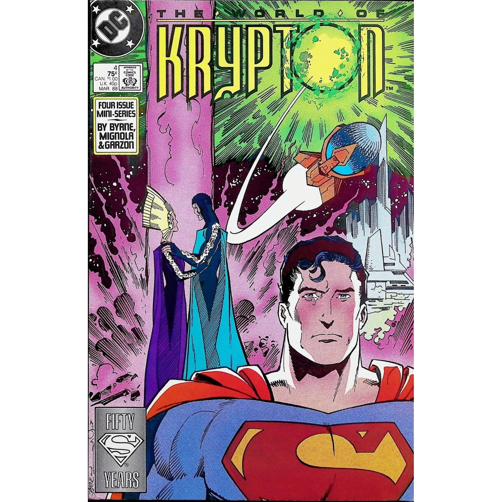 DC Comics The World of Krypton 1-4 Complete Mini-Series 1987 4x Lot - Thumbnail 5