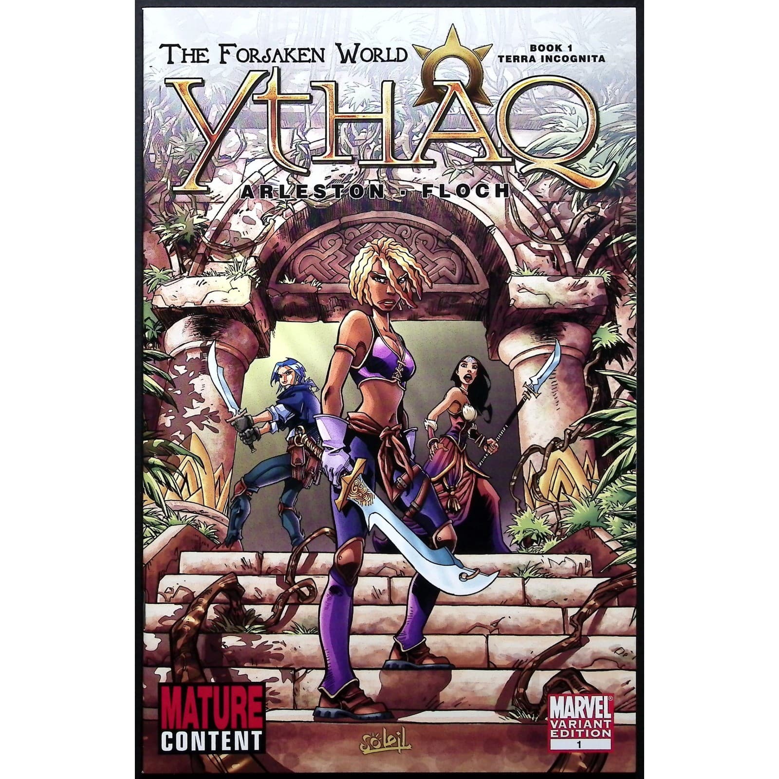 Ythaq The Forsaken World #1 #2 #3 Complete Marvel Soleil Set Adrien Floch VF/NM - Thumbnail 3
